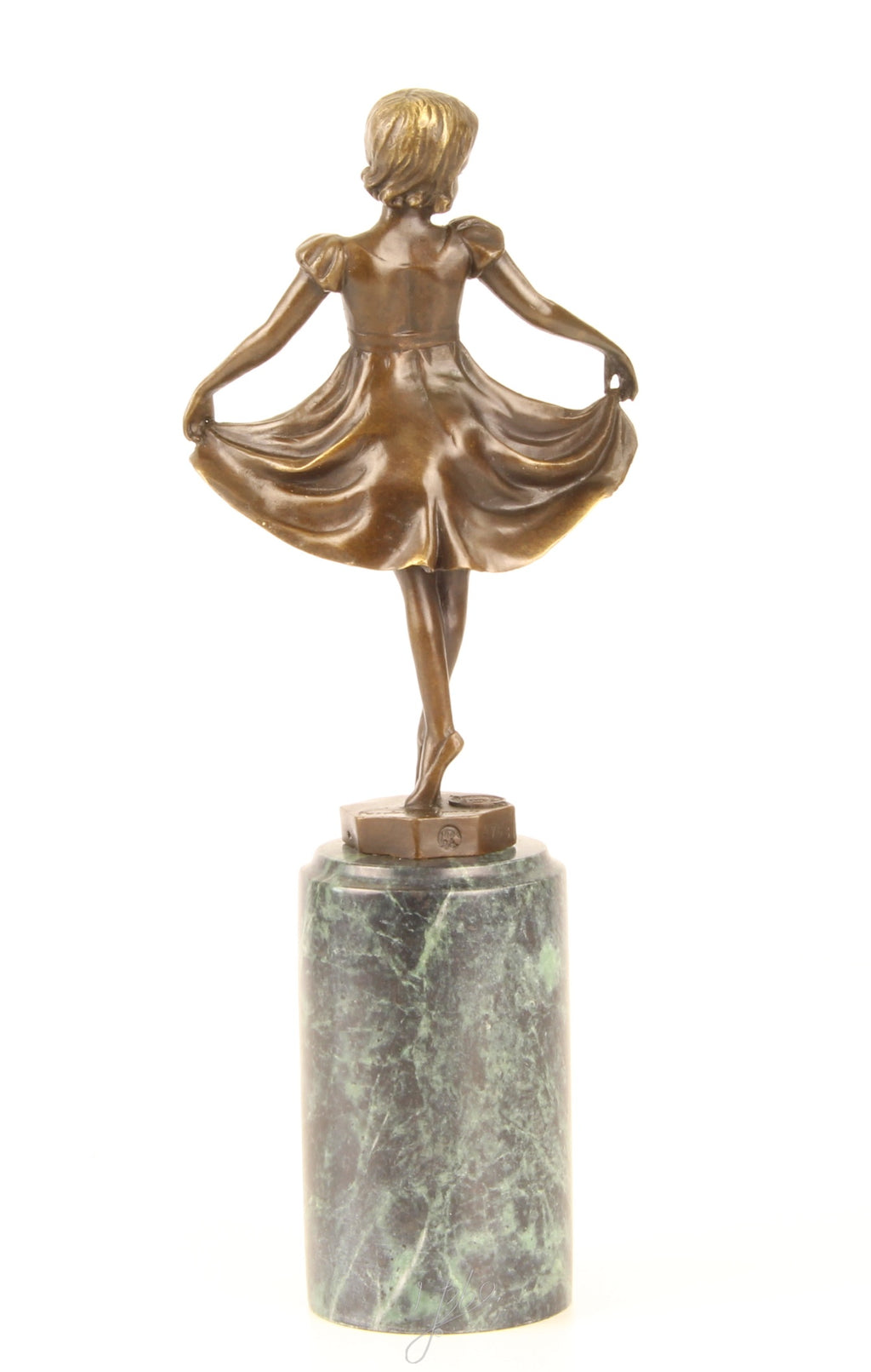 Lieselotte – Bronzen beeld, marmer – 31,4 cm