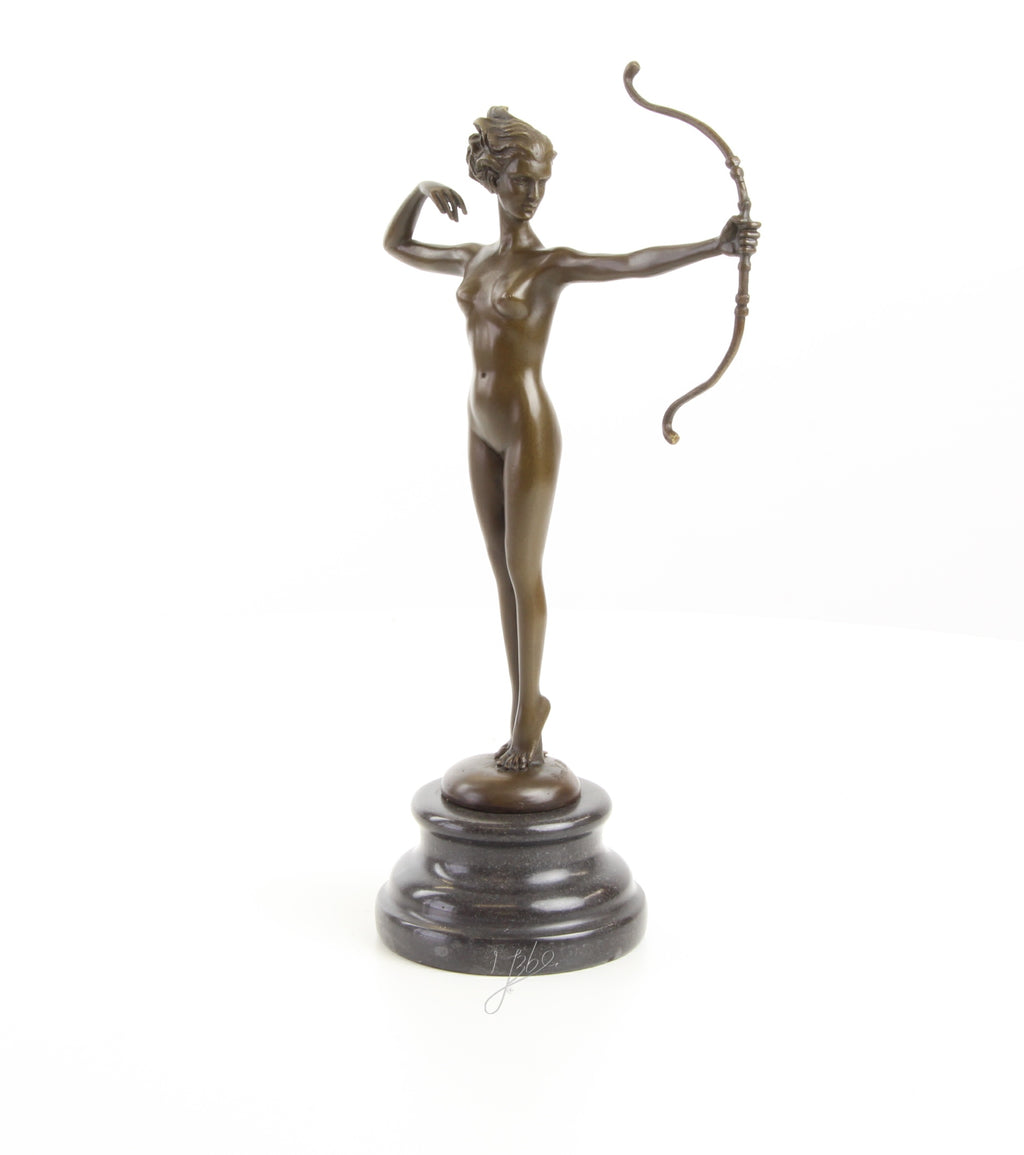 Diana de Jachtgodin – Bronzen beeld – 30,9 cm