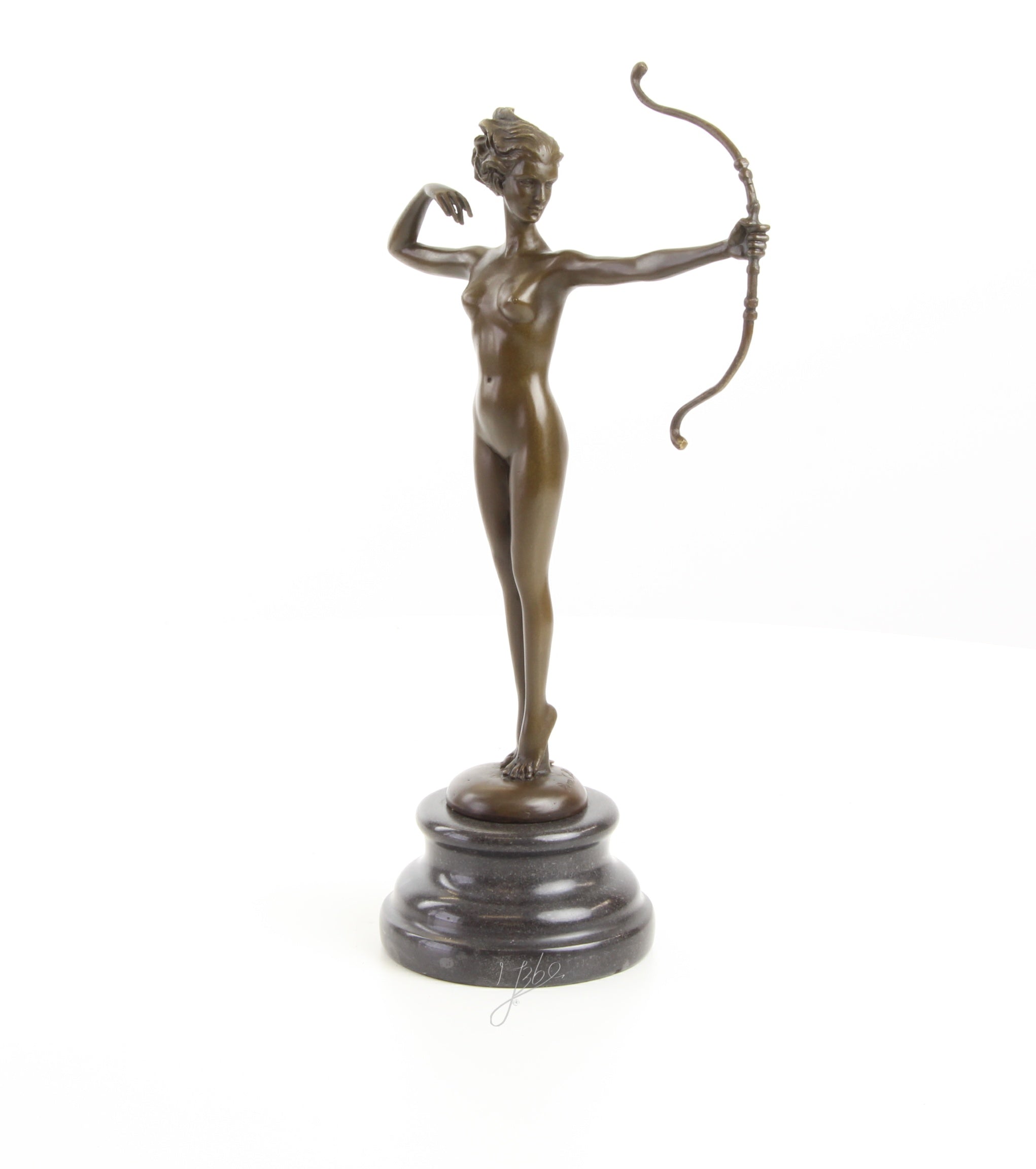 Diana de Jachtgodin – Bronzen beeld – 30,9 cm