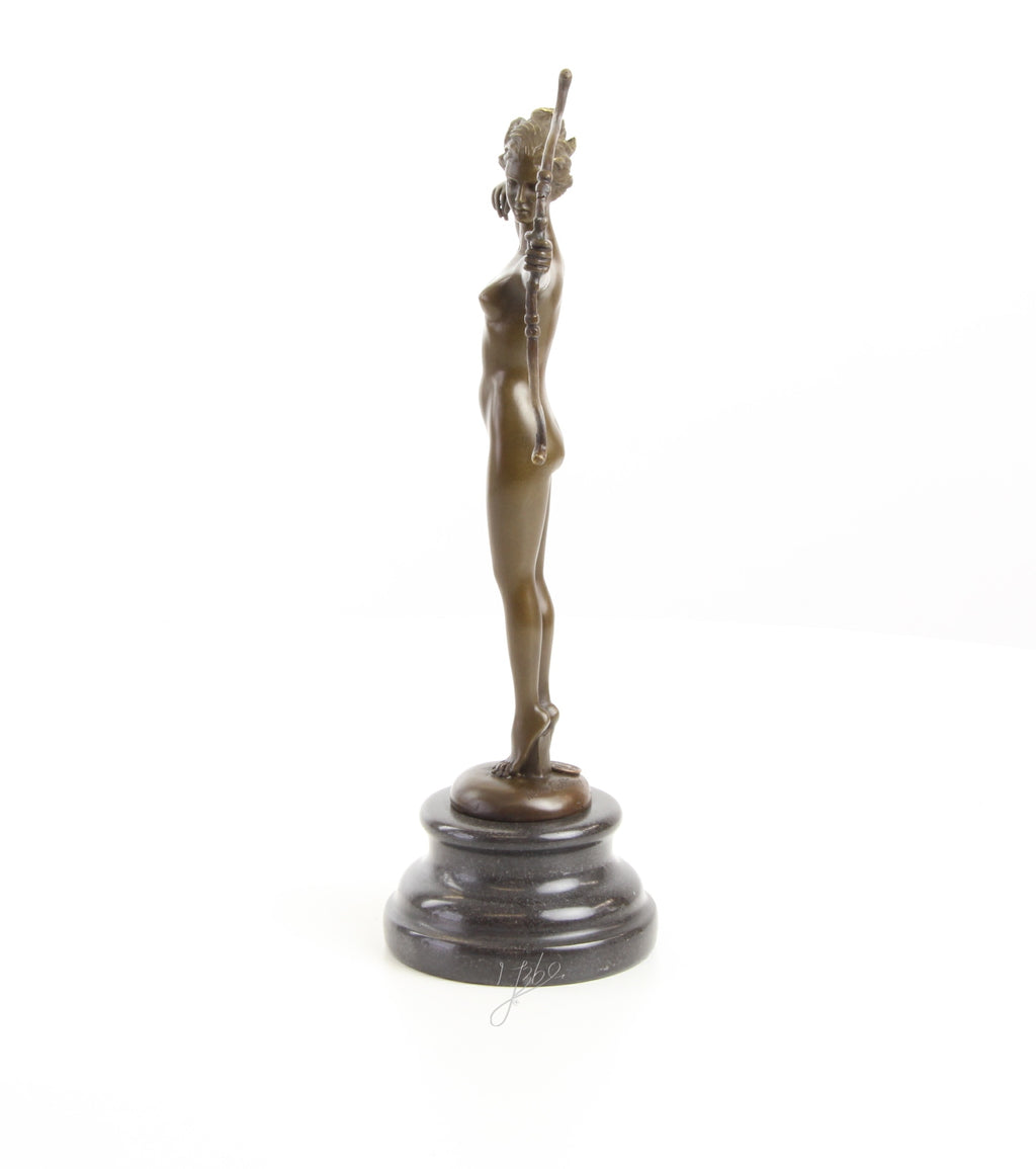 Diana de Jachtgodin – Bronzen beeld – 30,9 cm