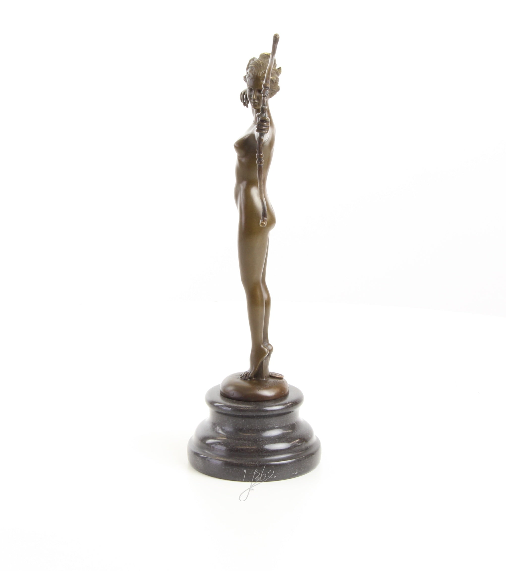 Diana de Jachtgodin – Bronzen beeld – 30,9 cm