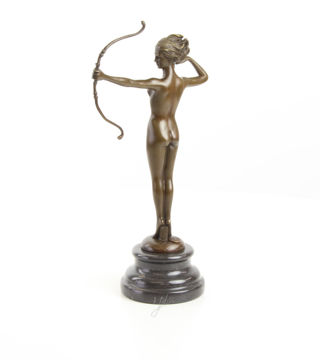 Diana de Jachtgodin – Bronzen beeld – 30,9 cm