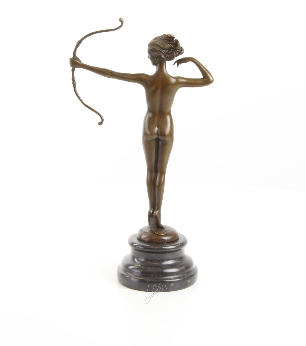 Diana de Jachtgodin – Bronzen beeld – 30,9 cm