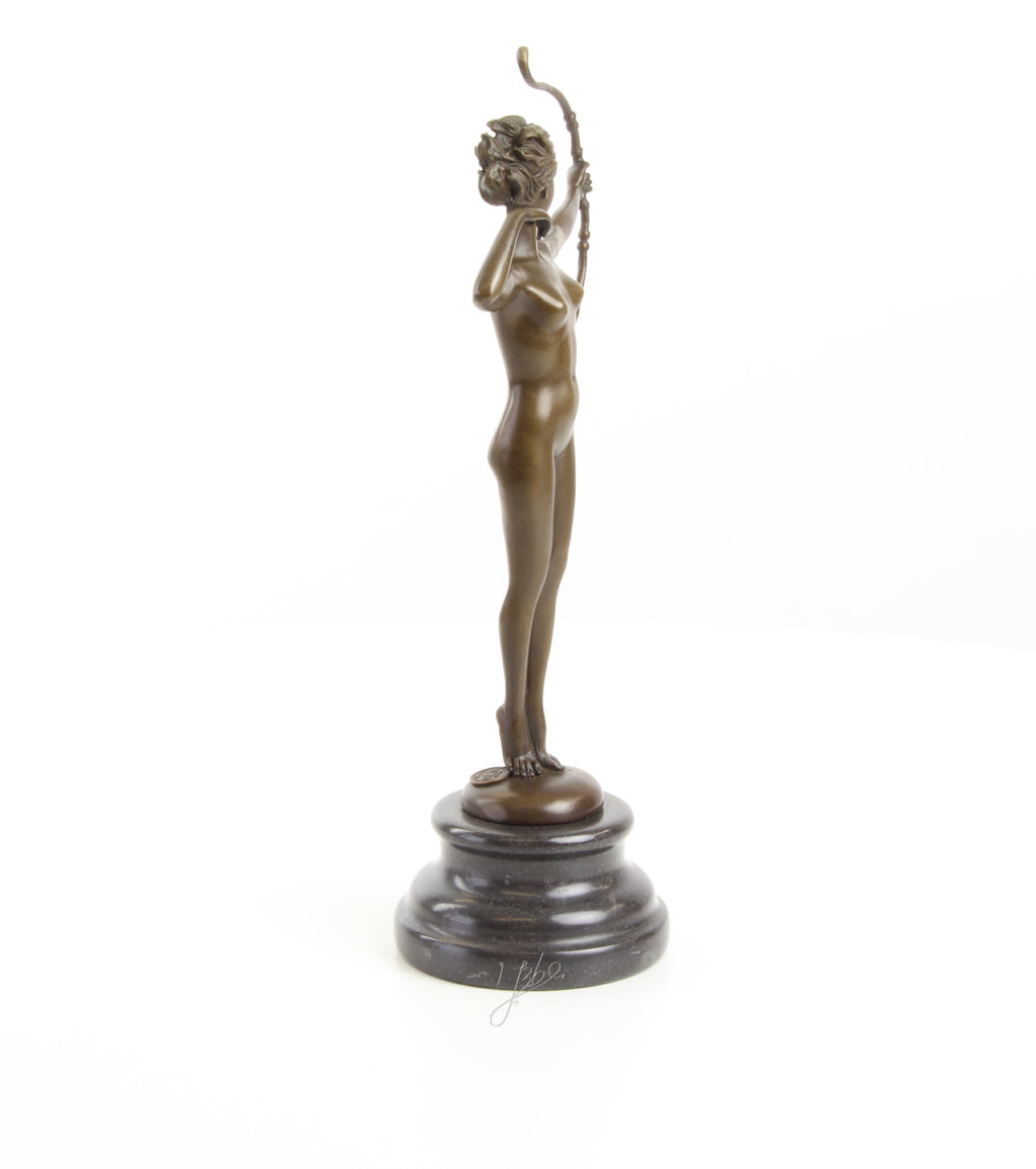 Diana de Jachtgodin – Bronzen beeld – 30,9 cm