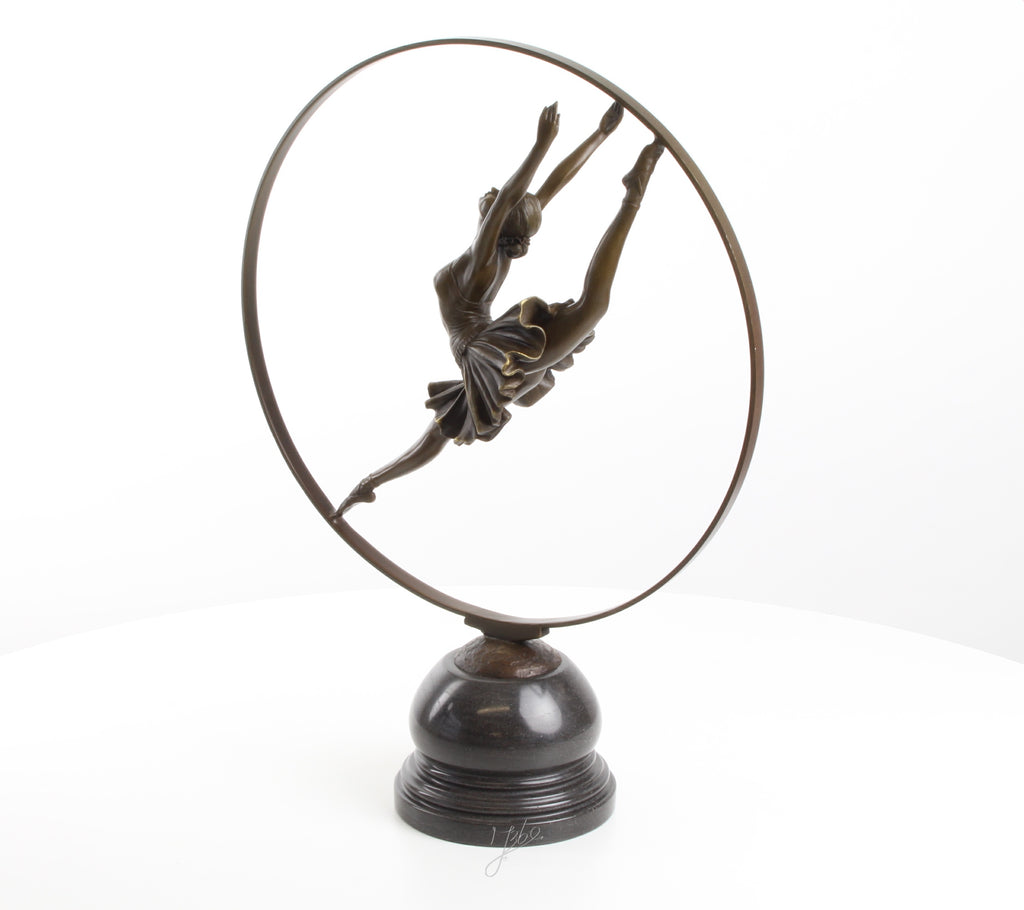Ringdanseres – Bronzen sculptuur – 48,8 cm