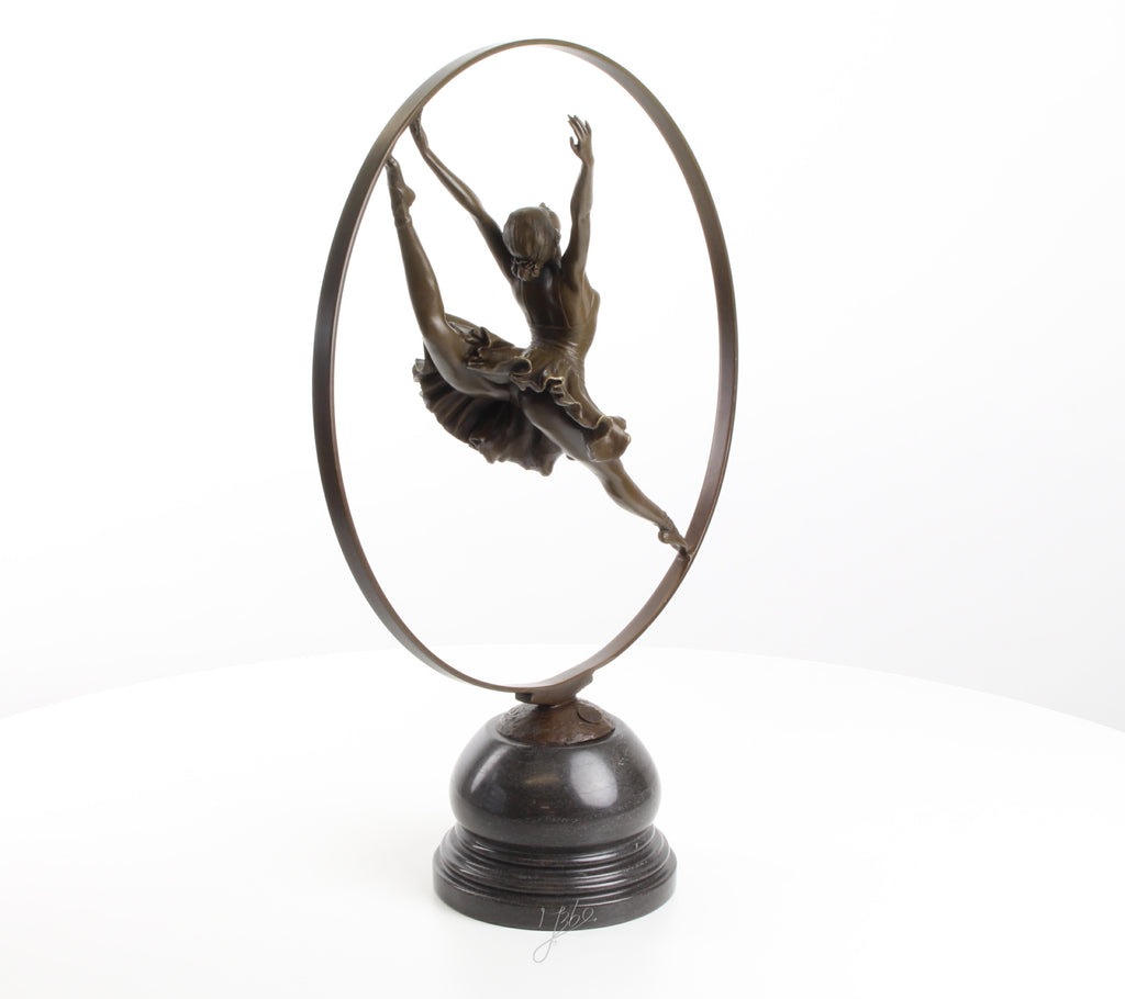 Ringdanseres – Bronzen sculptuur – 48,8 cm
