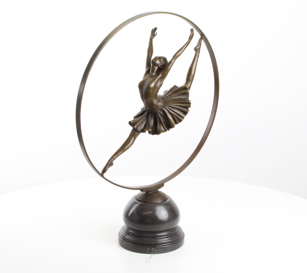 Ringdanseres – Bronzen sculptuur – 48,8 cm