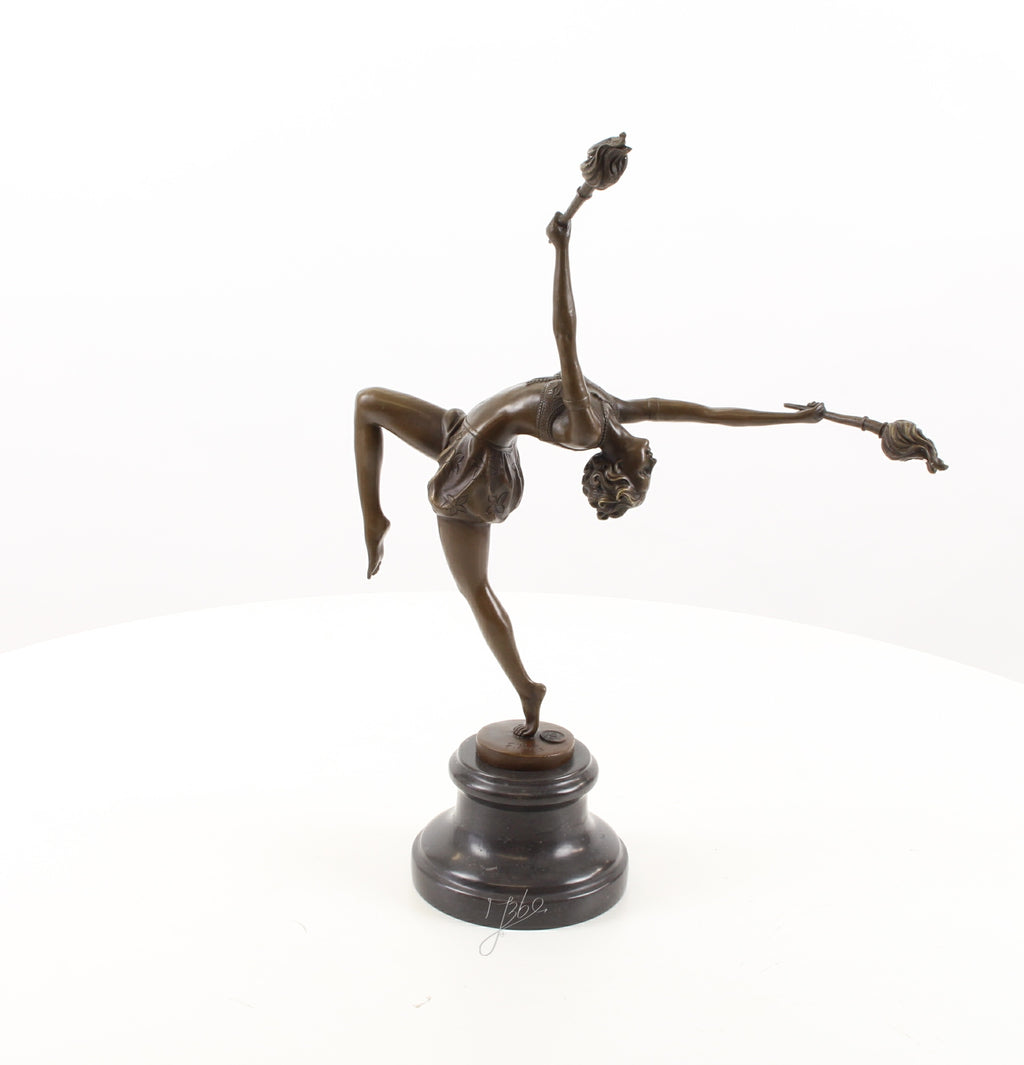 Vlammen danseres – Bronzen sculptuur – 42,9 cm