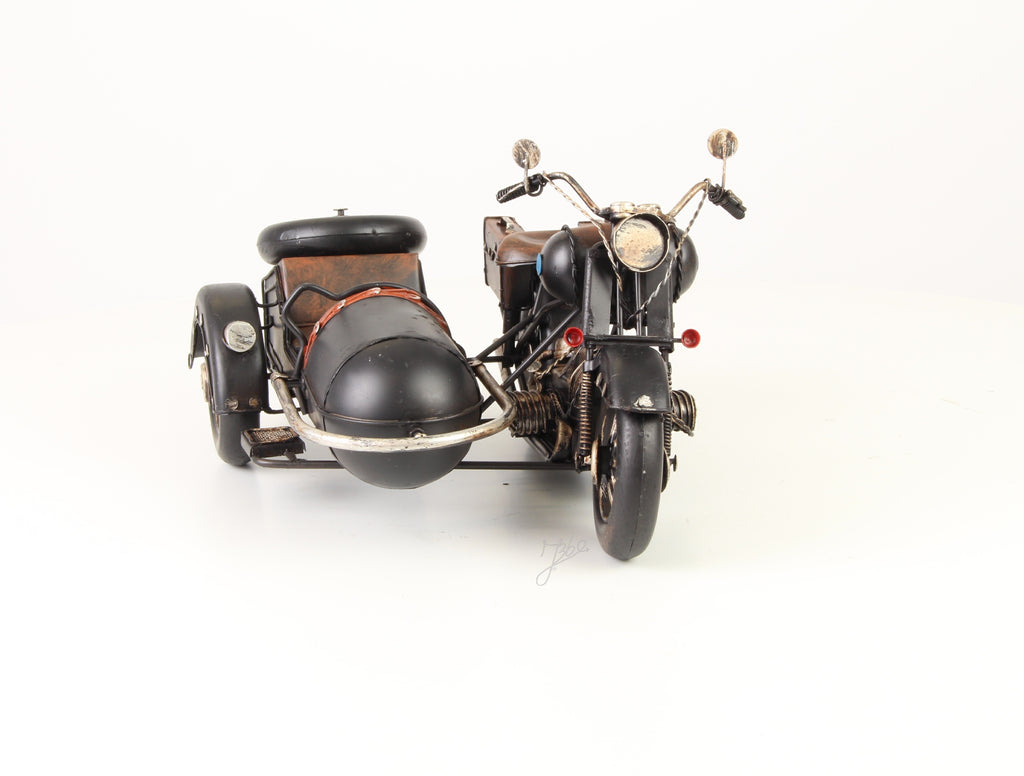 Motor met zijspan – Blikmodel – 32,1 cm