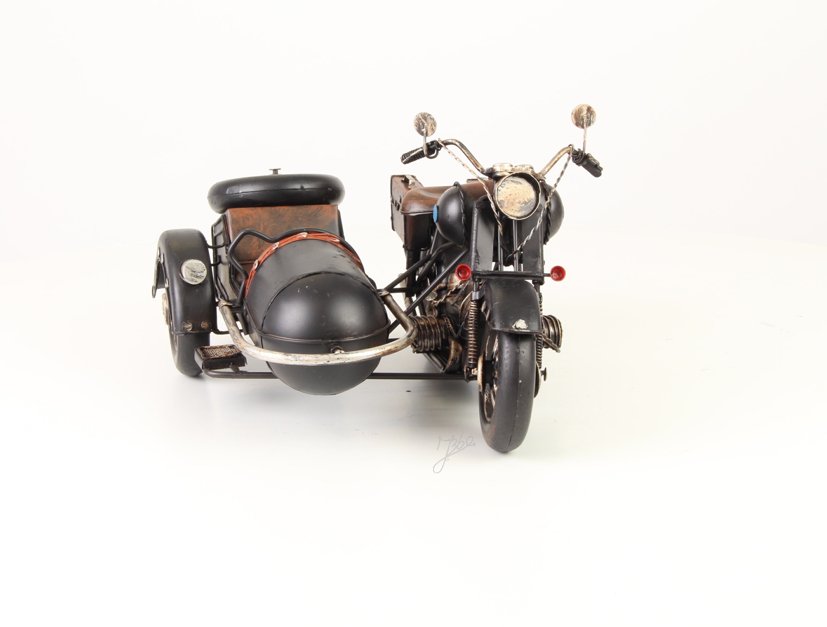 Motor met zijspan – Blikmodel – 32,1 cm