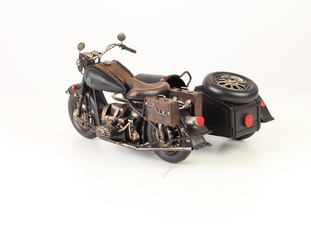 Motor met zijspan – Blikmodel – 32,1 cm