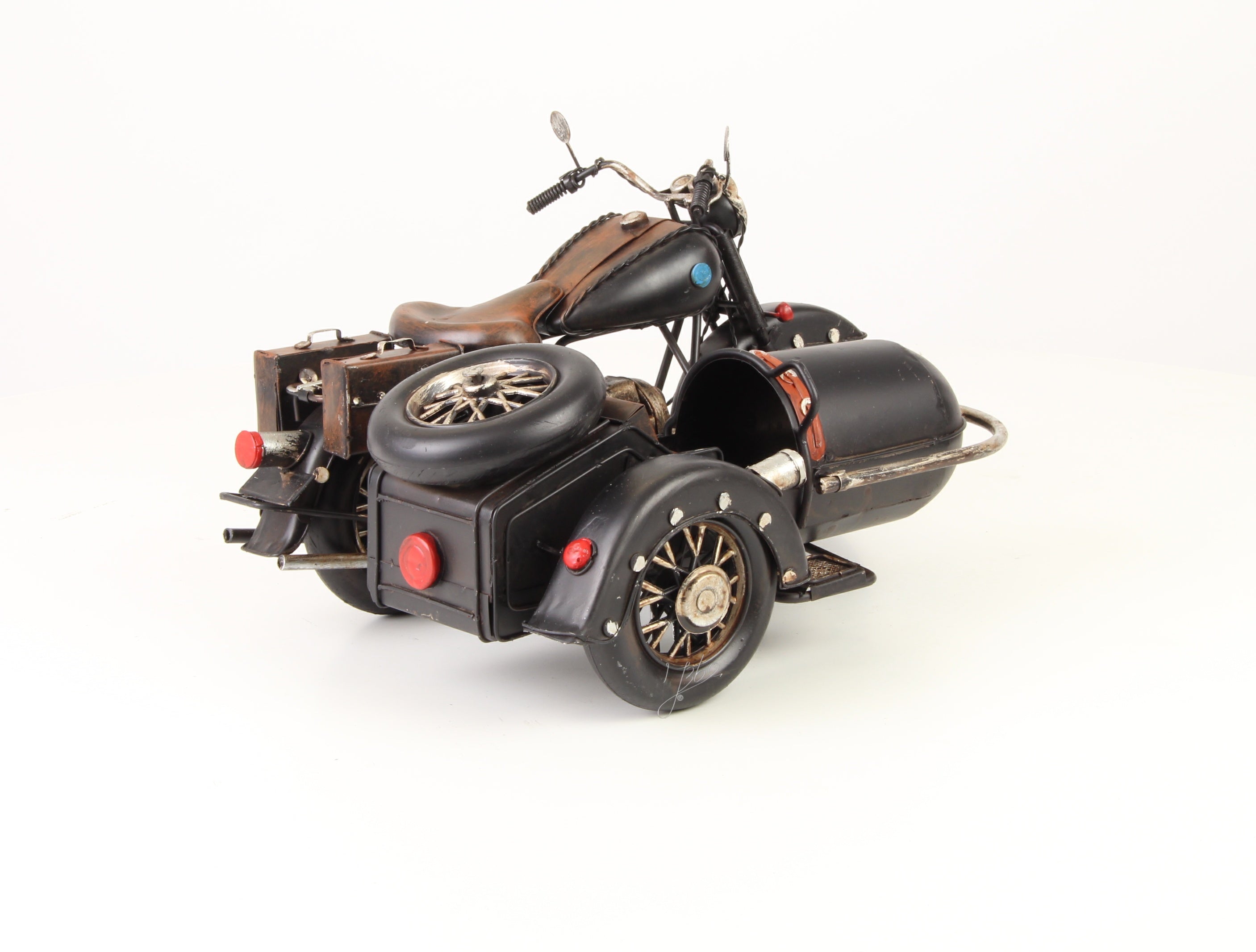 Motor met zijspan – Blikmodel – 32,1 cm