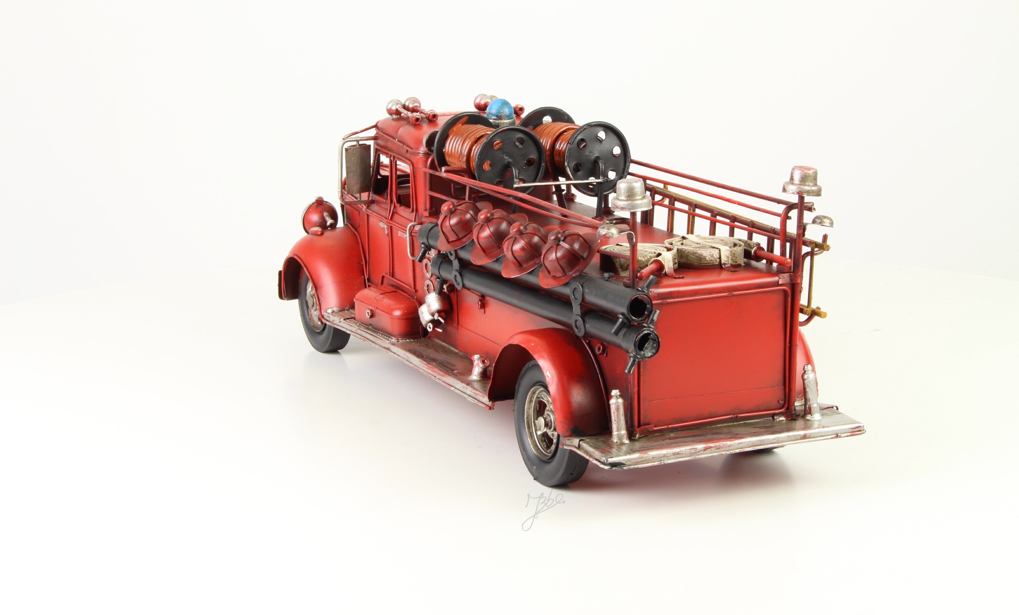Blikken brandweerwagen model