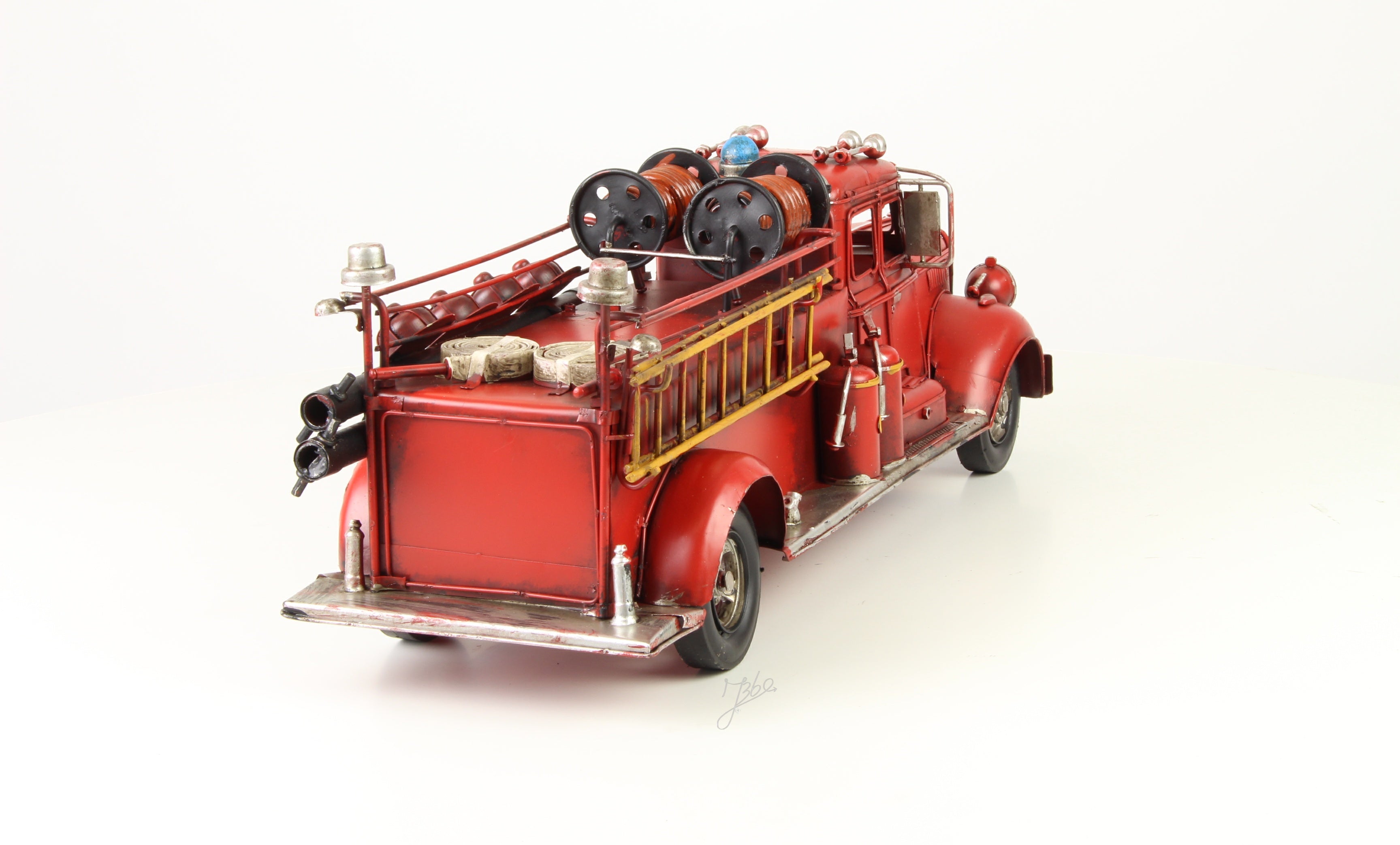 Blikken brandweerwagen model