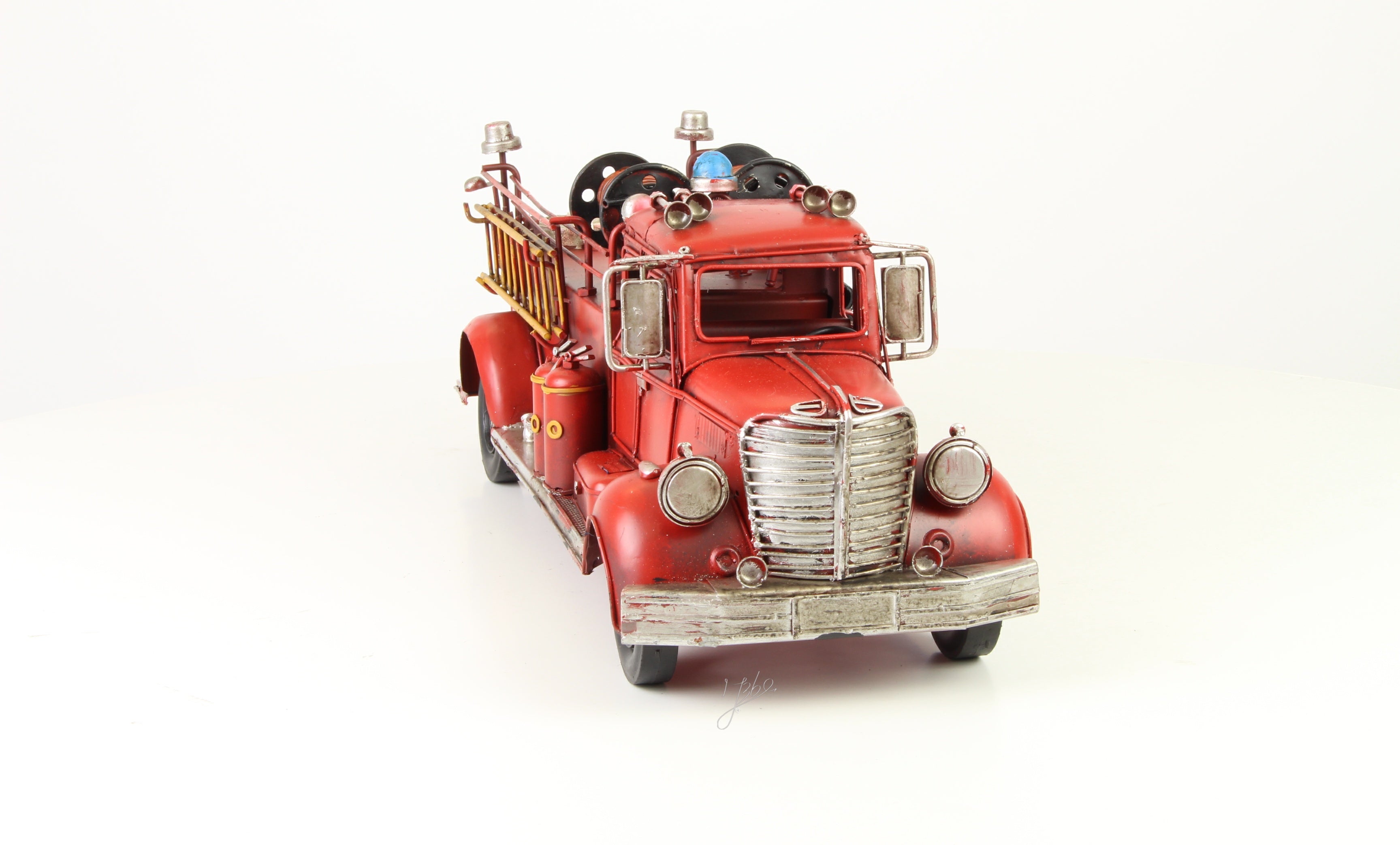 Blikken brandweerwagen model