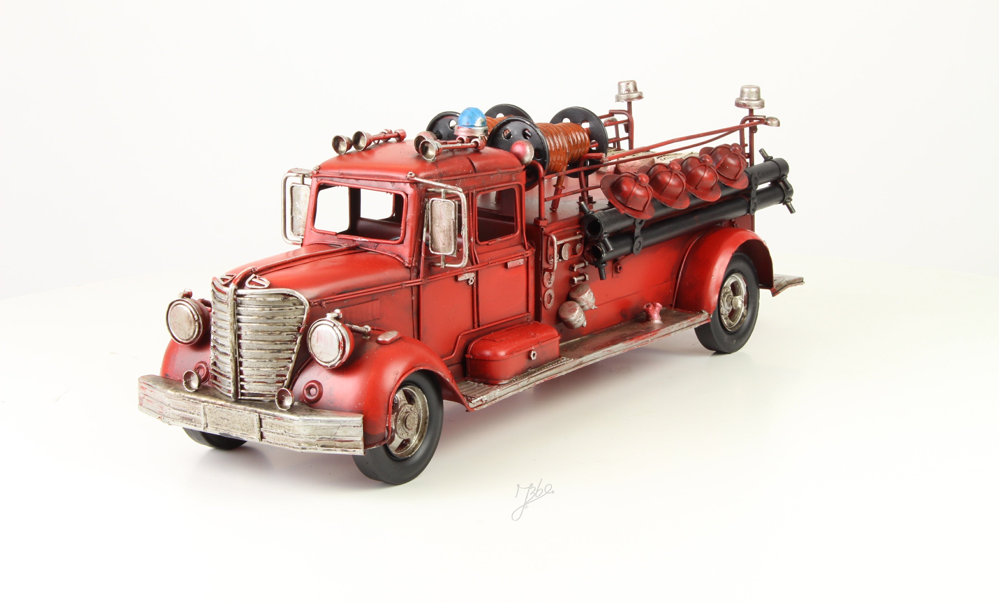 Blikken brandweerwagen model