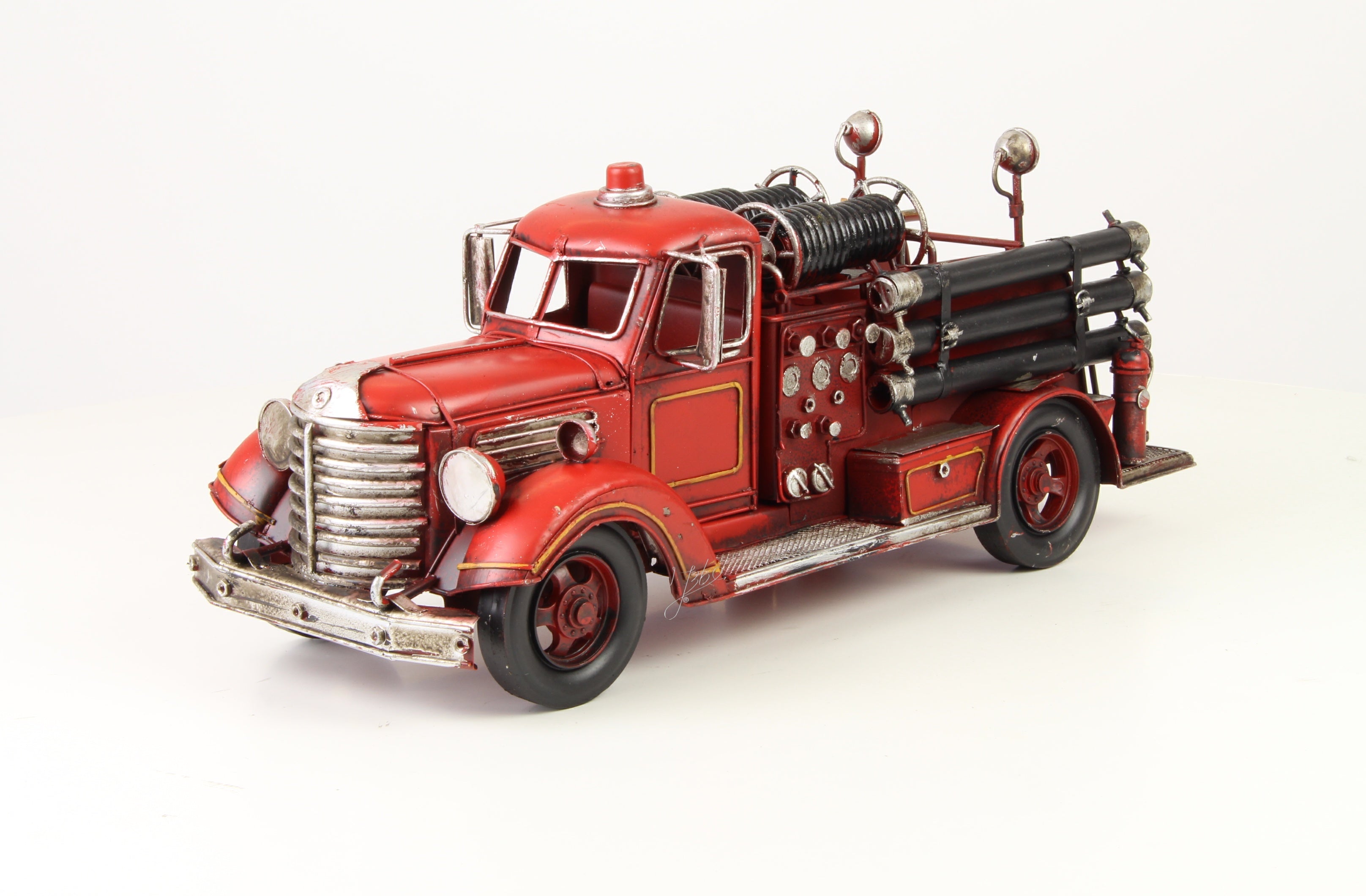 Brandweerauto – Blikmodel – 41,7 cm