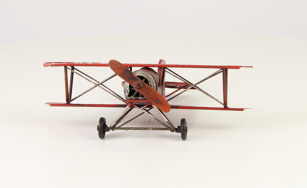 Red Baron biplane – Blikmodel – 25 cm