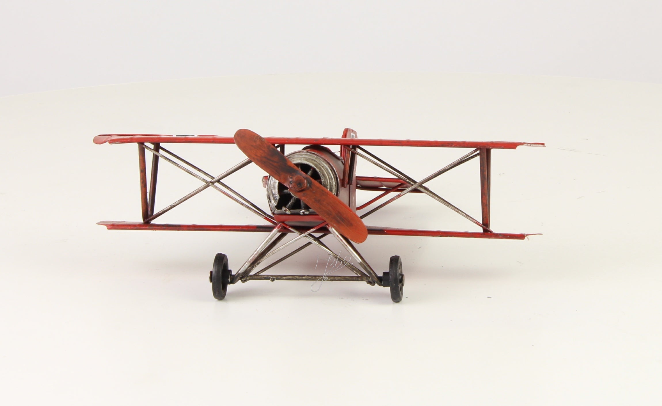 Red Baron biplane – Blikmodel – 25 cm