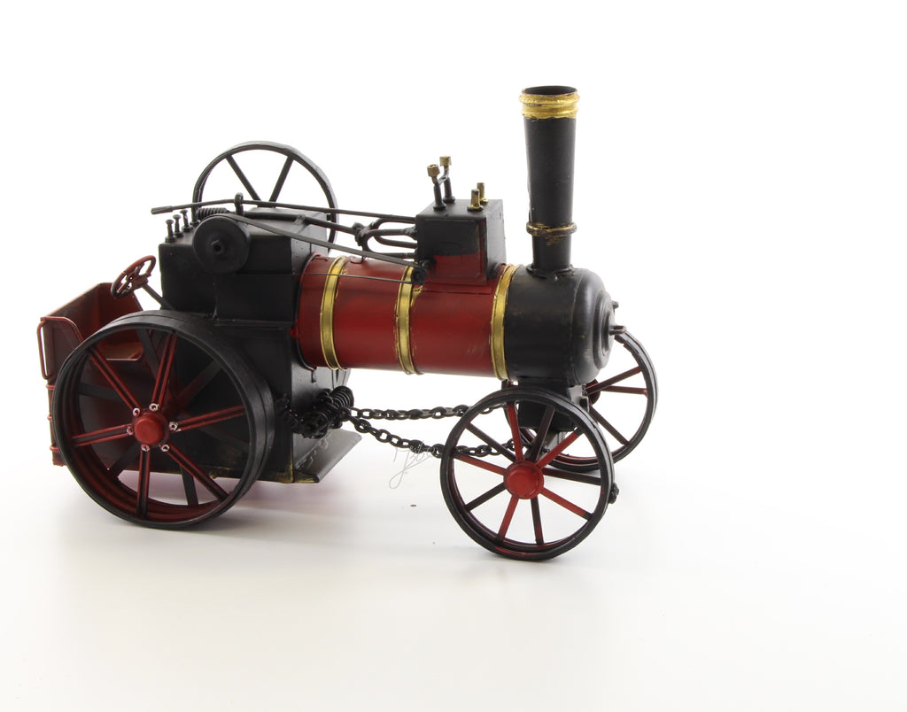 Blikken stoomtrein model – rood/zwart
