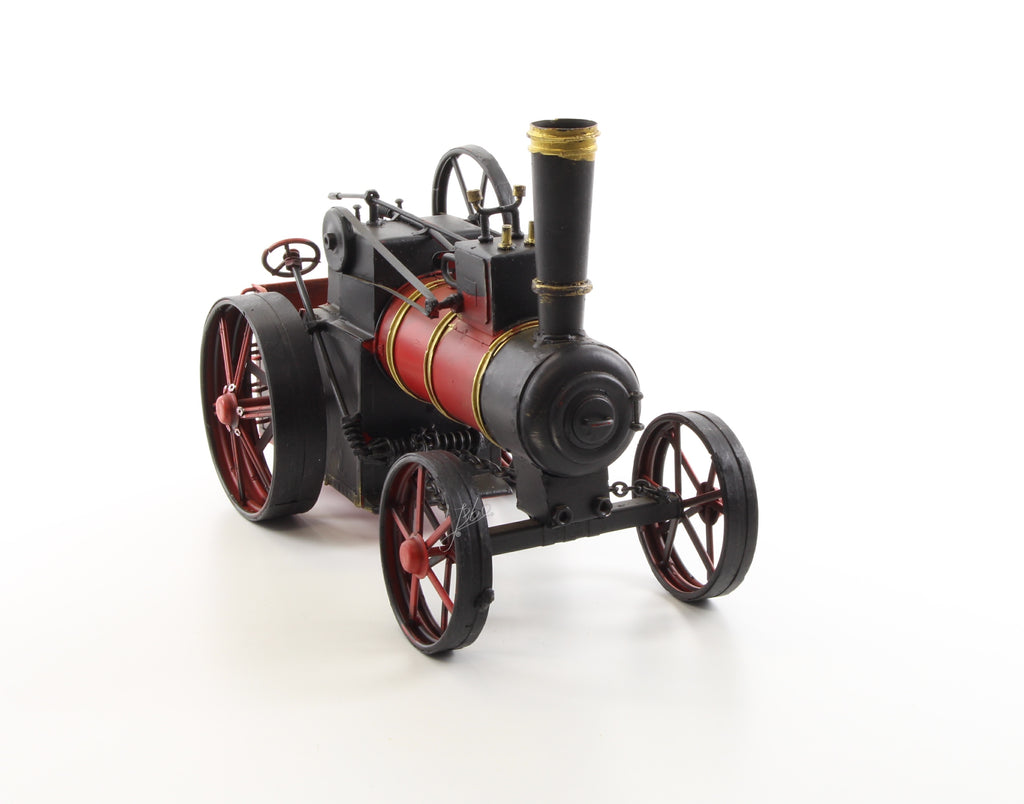Blikken stoomtrein model – rood/zwart