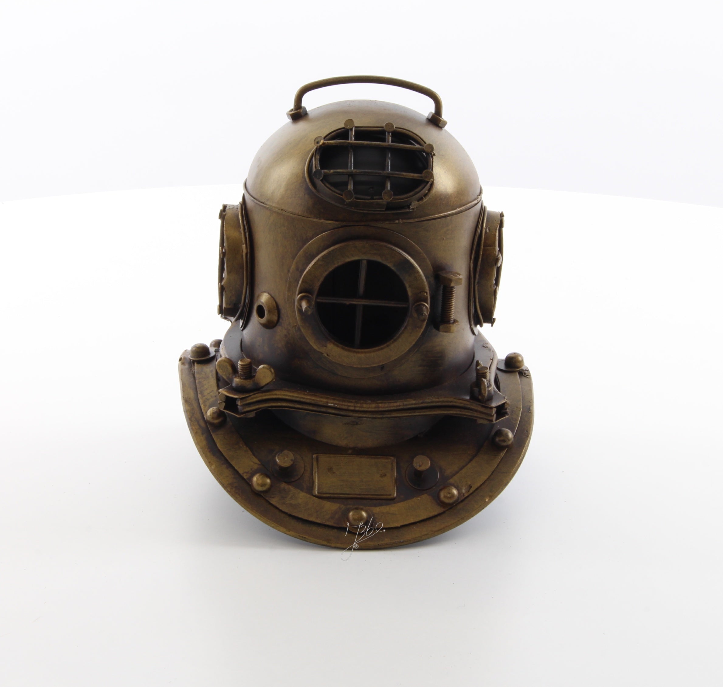 Duikhelm – Blikmodel – 17,8 cm