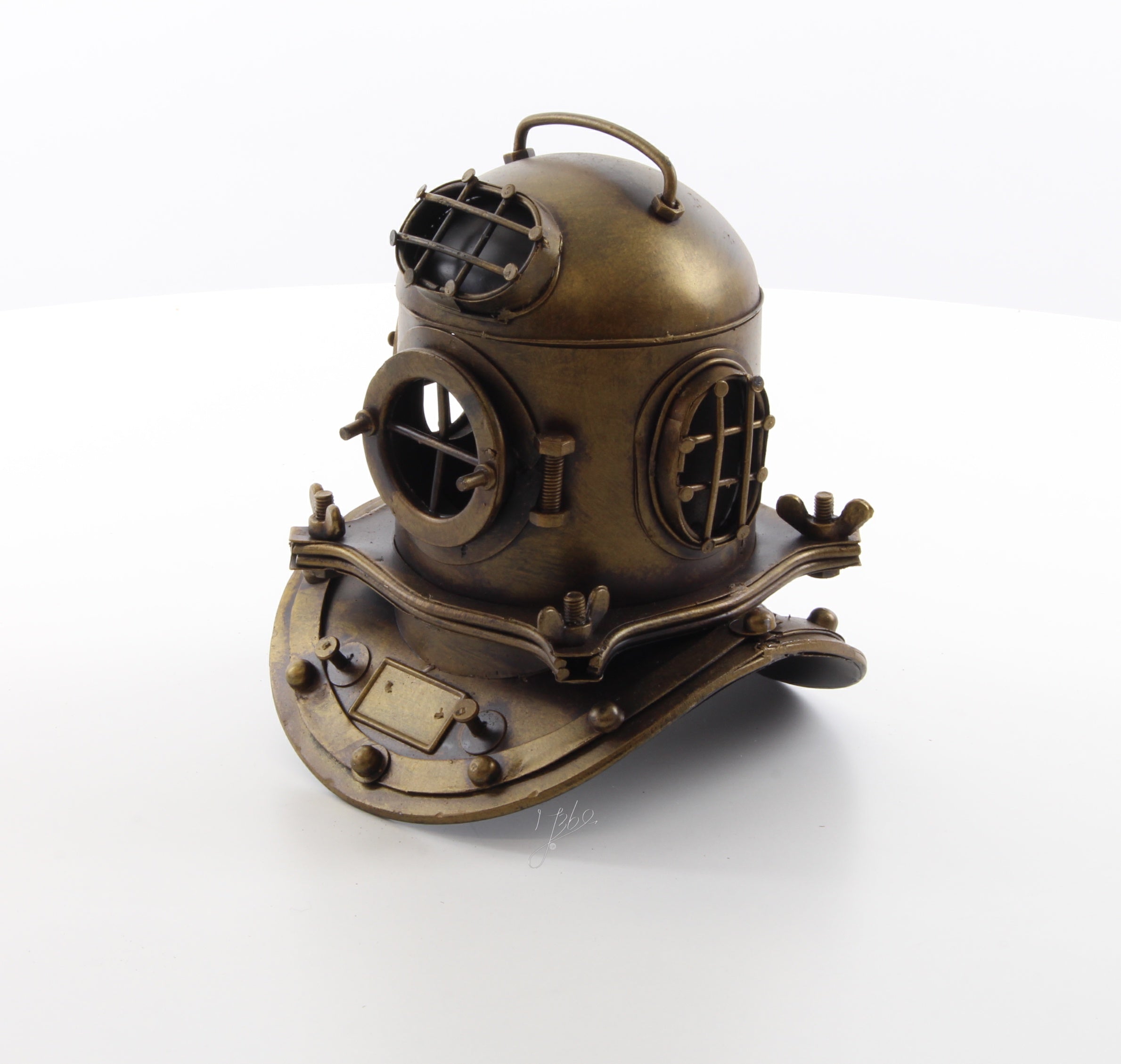 Duikhelm – Blikmodel – 17,8 cm