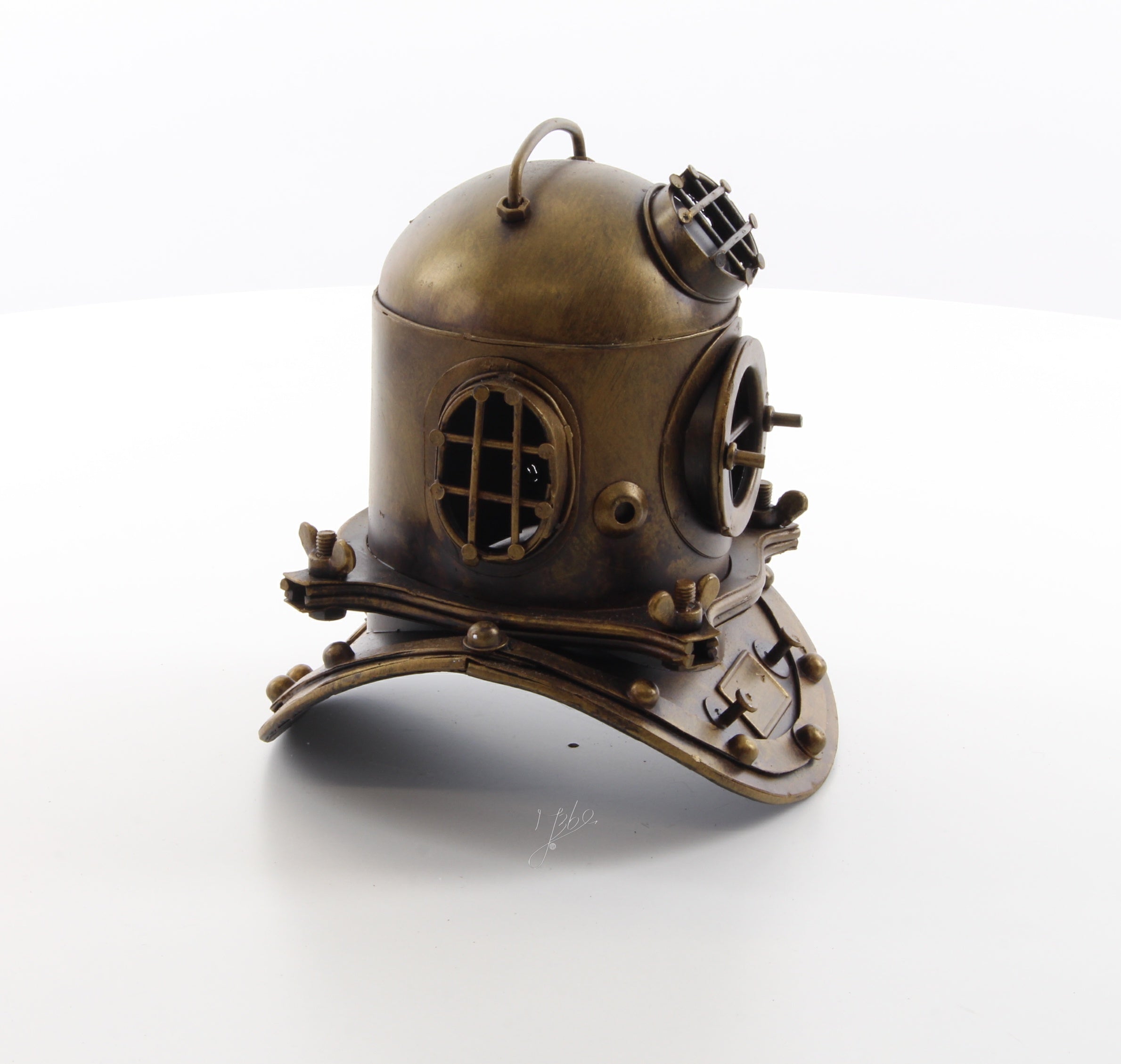 Duikhelm – Blikmodel – 17,8 cm