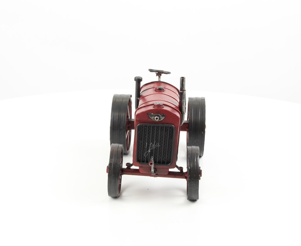 Tractor – Blikmodel rood – 16,5 cm