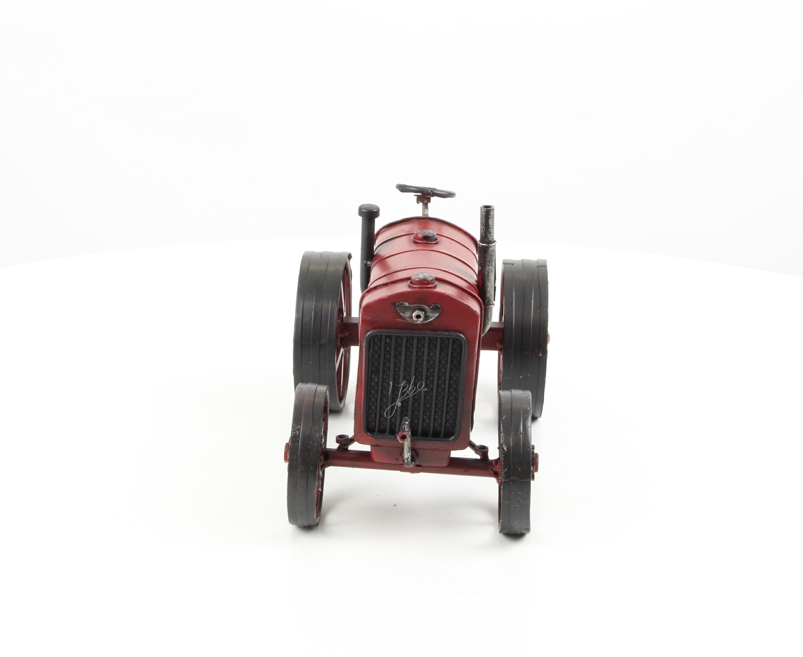 Tractor – Blikmodel rood – 16,5 cm