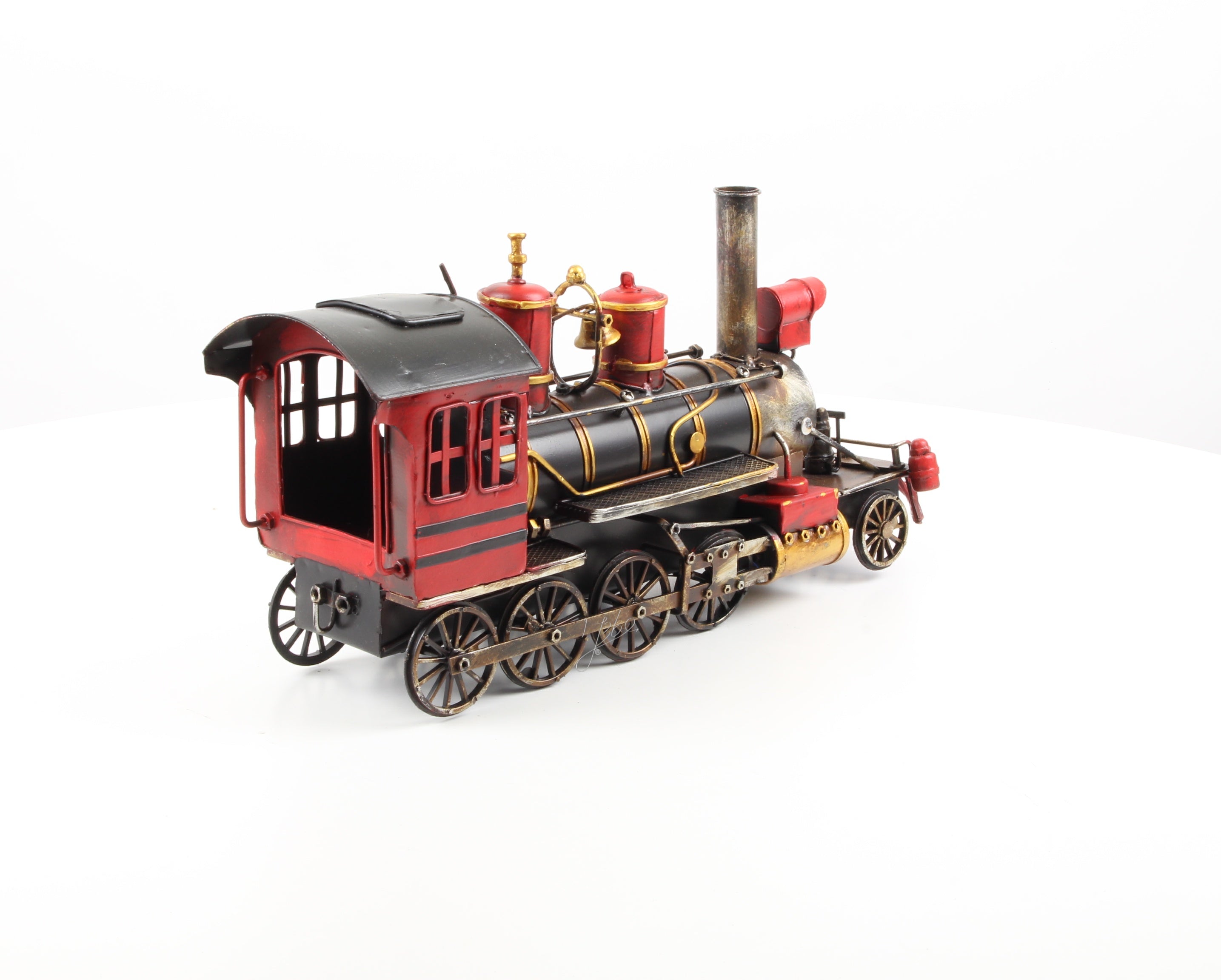 Stoomlocomotief – Blikmodel miniatuur – 41 cm