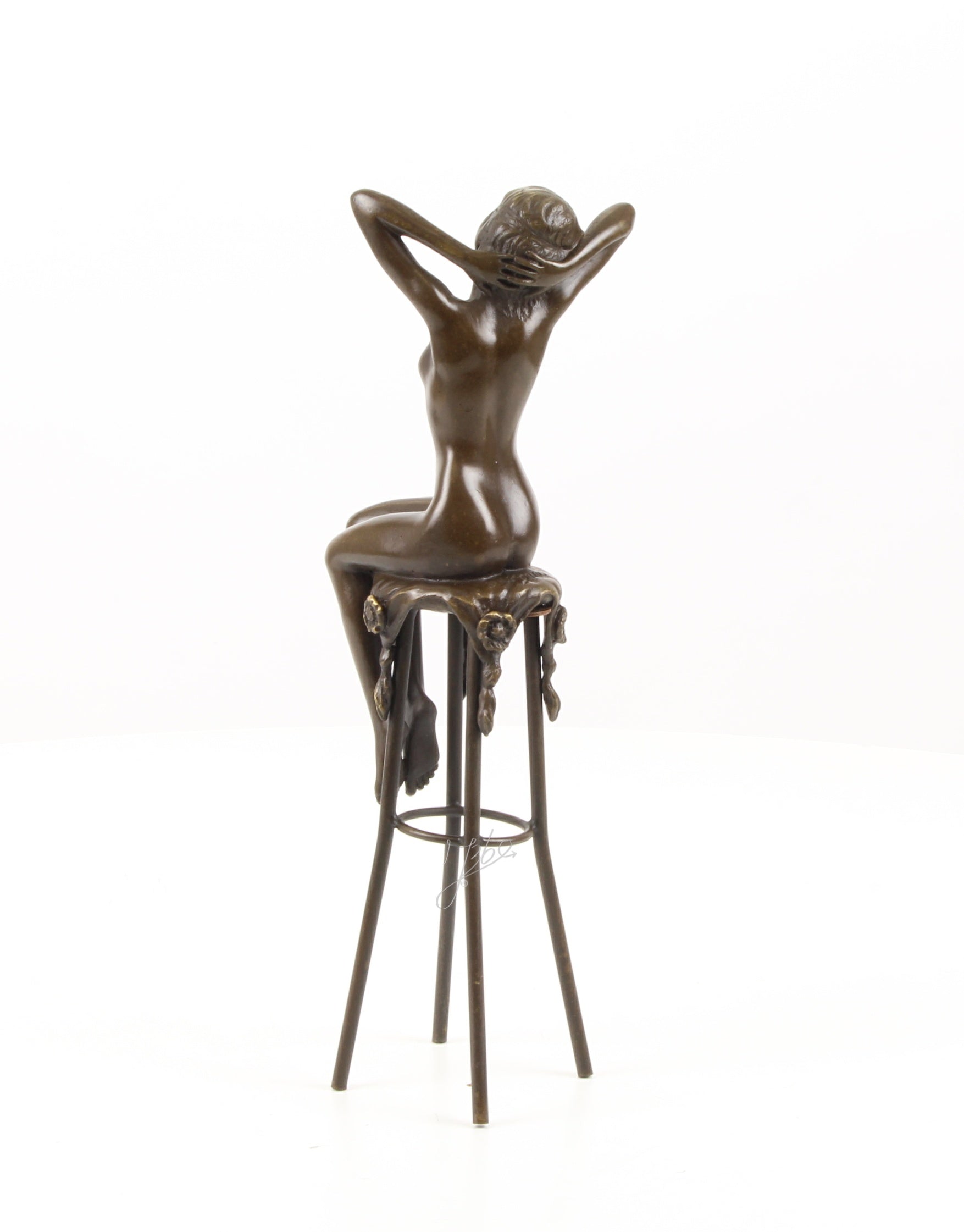 Bronzen sculptuur ‘Awakening’ – zittende vrouw