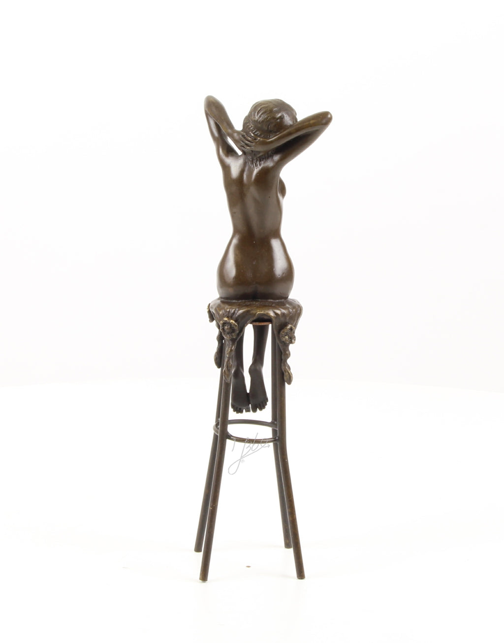 Bronzen sculptuur ‘Awakening’ – zittende vrouw