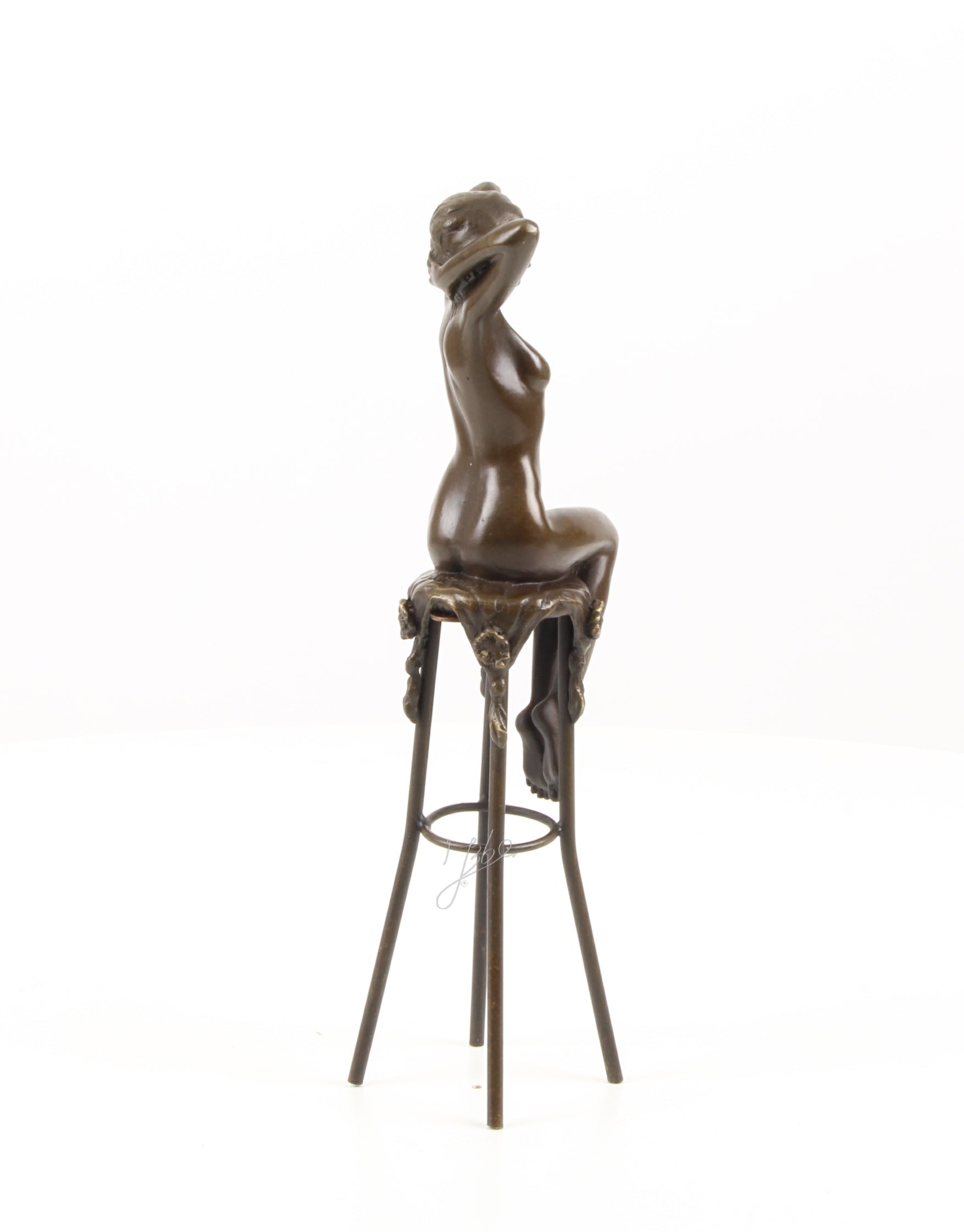 Bronzen sculptuur ‘Awakening’ – zittende vrouw
