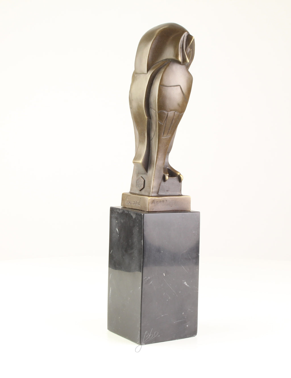 Bronzen uil sculptuur – Art Deco