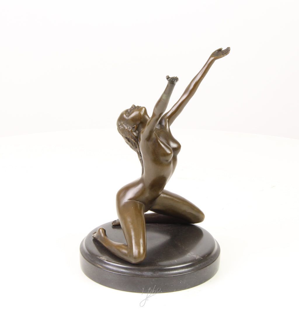 Naked Woman - Bronze sculpture - 25 cm