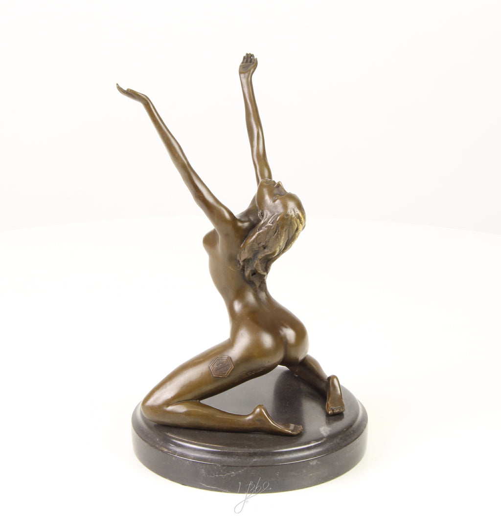 Naked Woman - Bronze sculpture - 25 cm