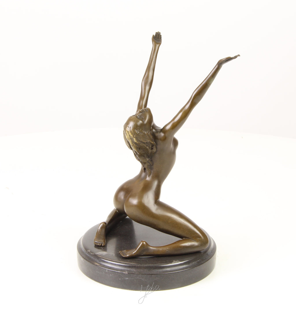 Naked Woman - Bronze sculpture - 25 cm