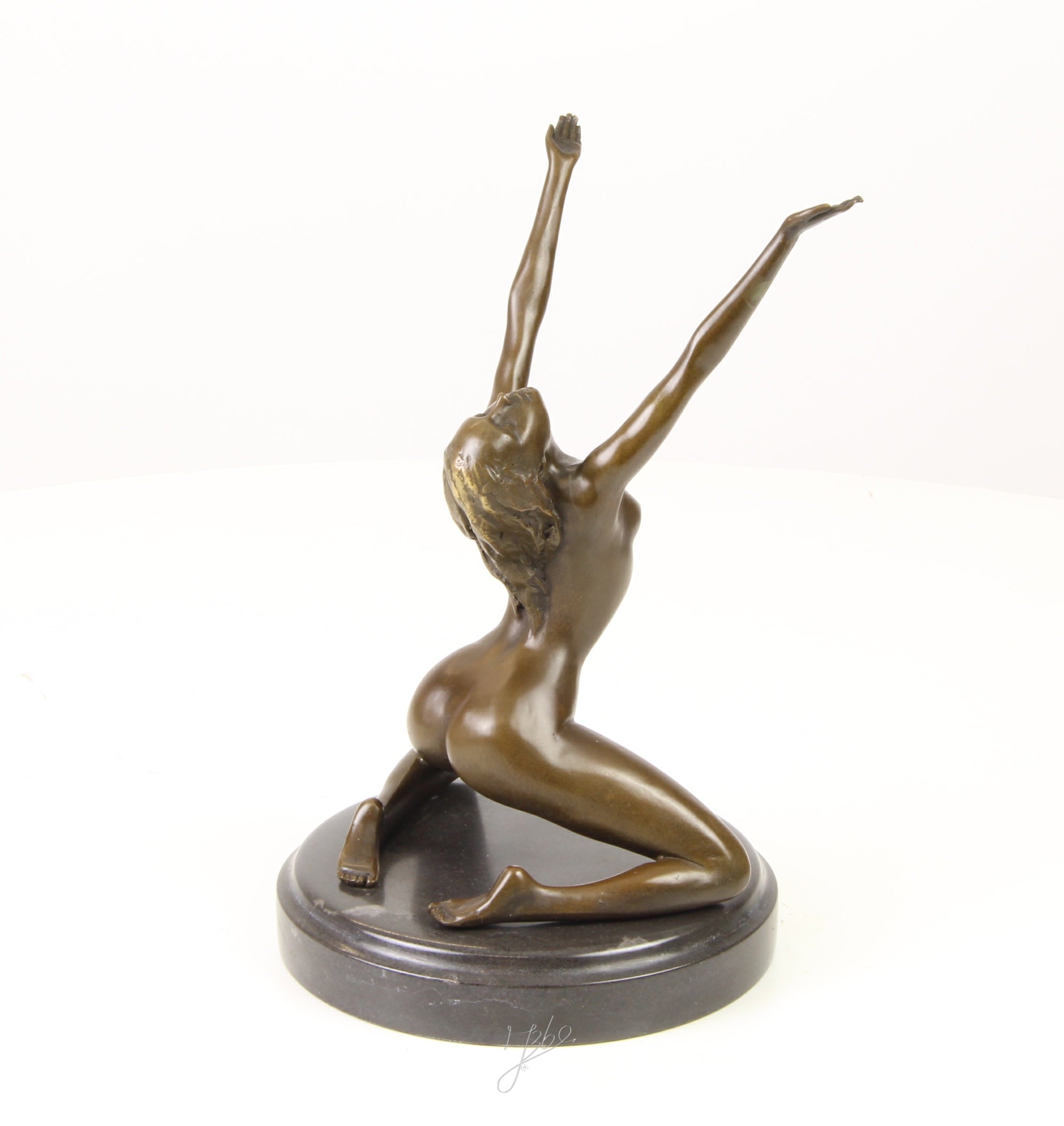 Naked Woman - Bronze sculpture - 25 cm