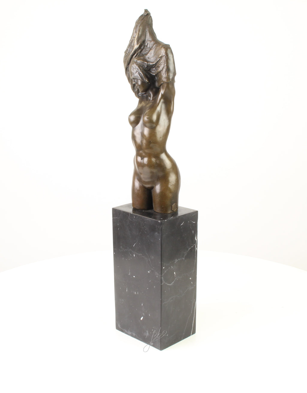 Naked Woman Torso - Bronze Sculpture - 61 cm