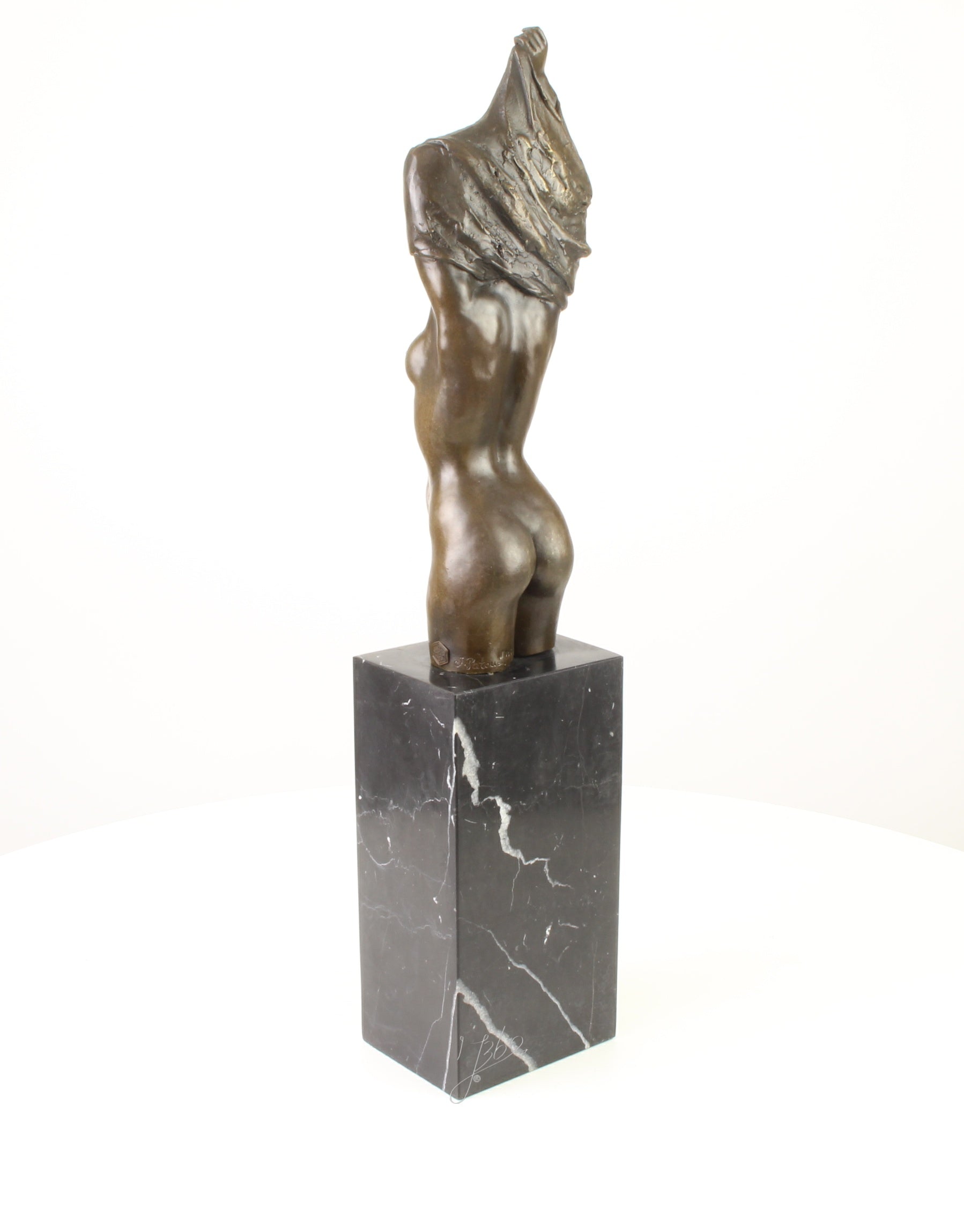 Naked Woman Torso - Bronze Sculpture - 61 cm
