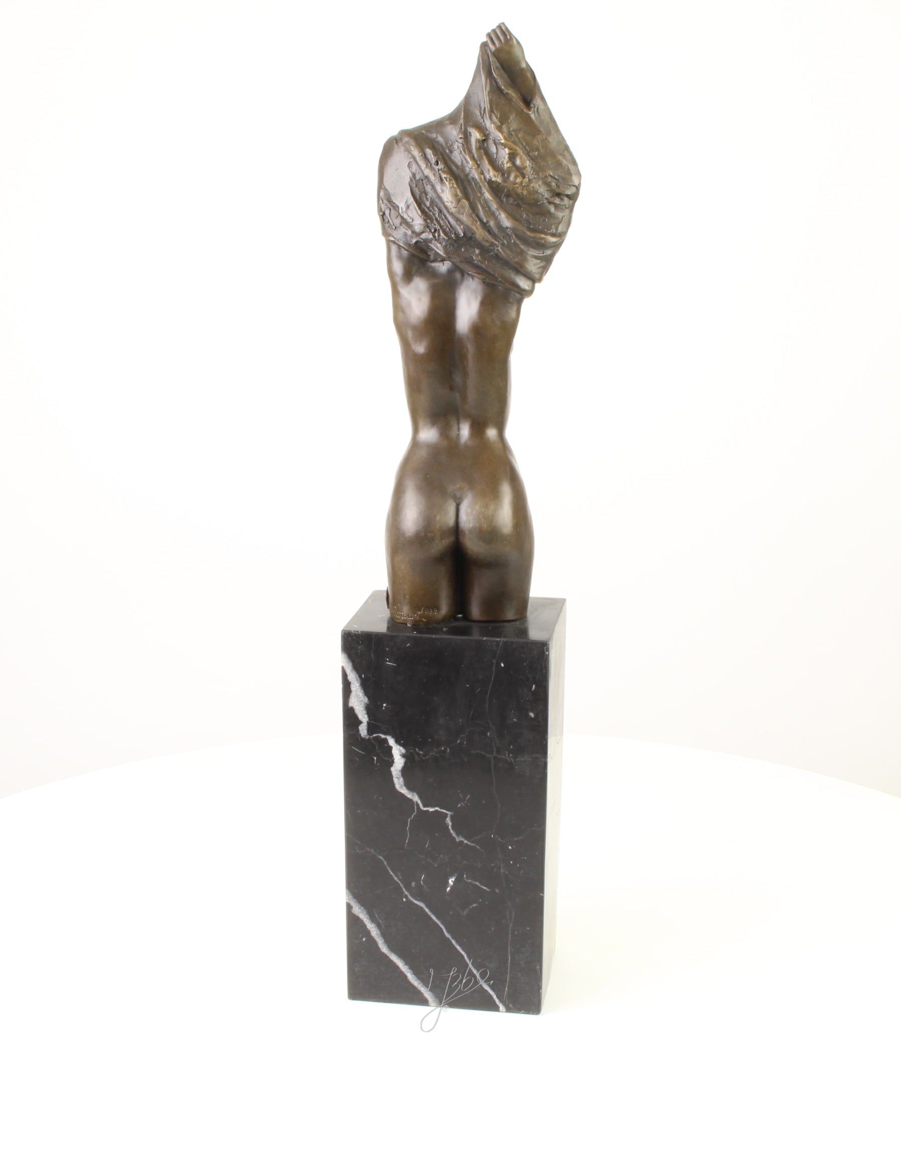Naked Woman Torso - Bronze Sculpture - 61 cm