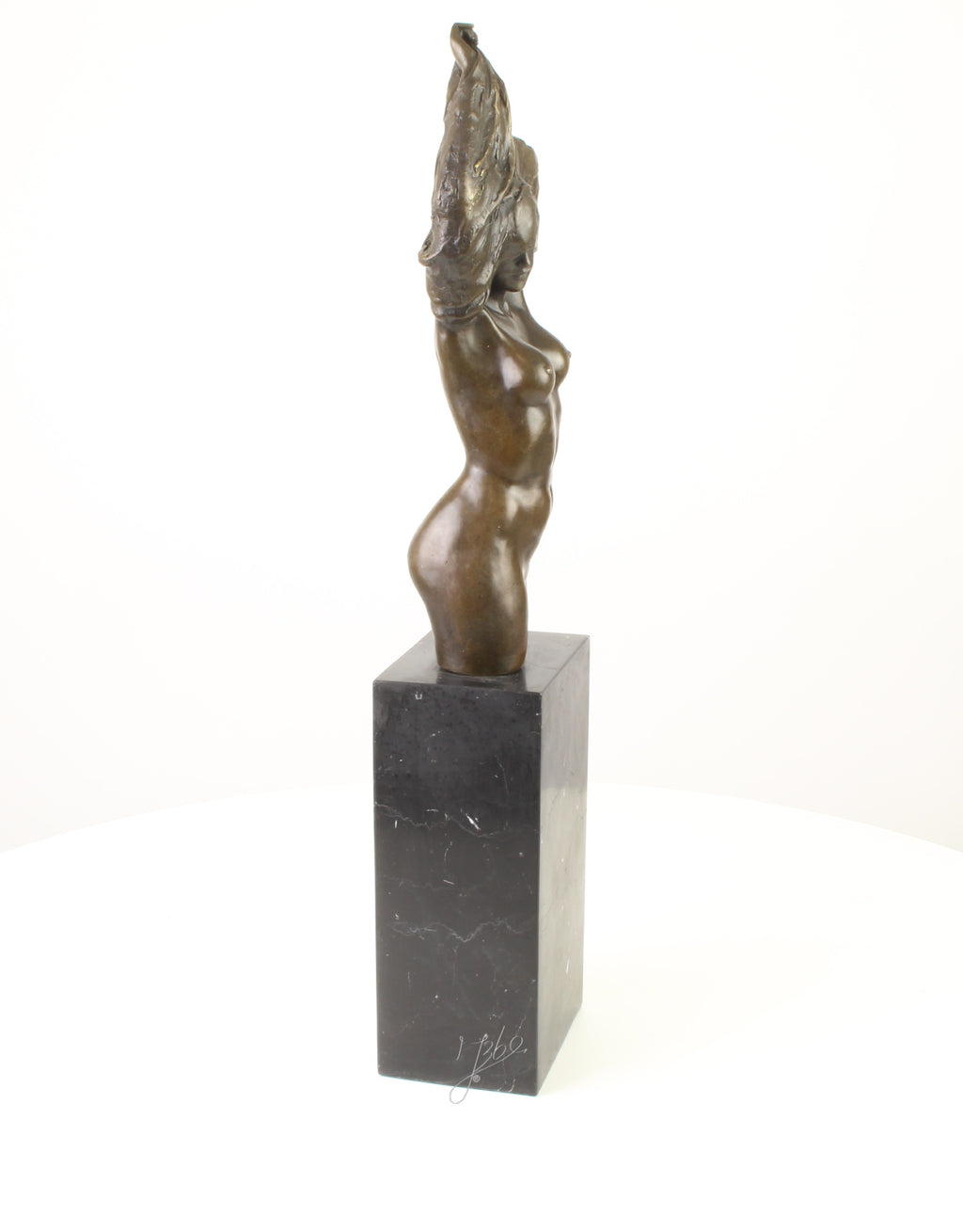 Naked Woman Torso - Bronze Sculpture - 61 cm