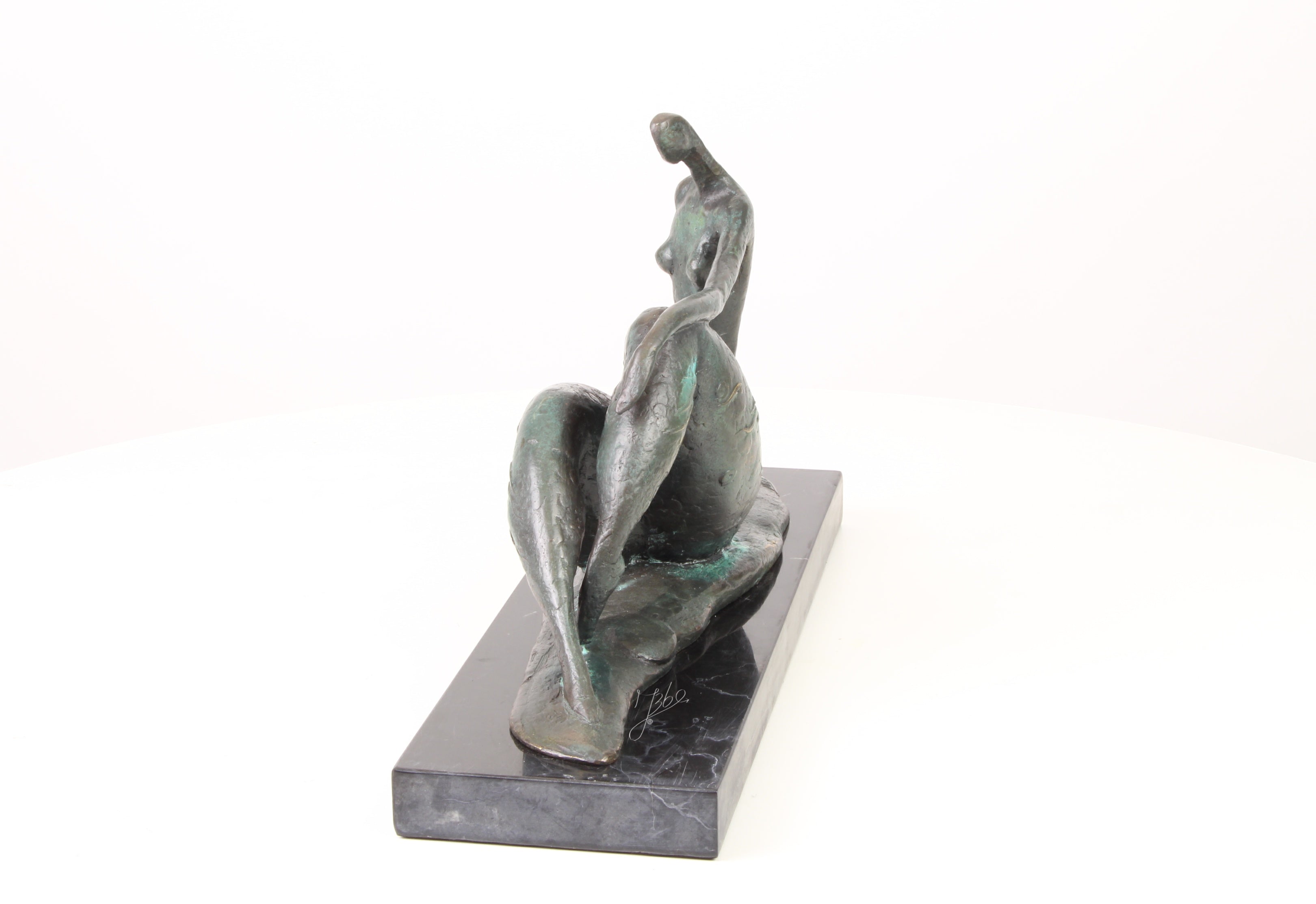 Naakte Vrouw - Bronzen sculptuur - 25 cm