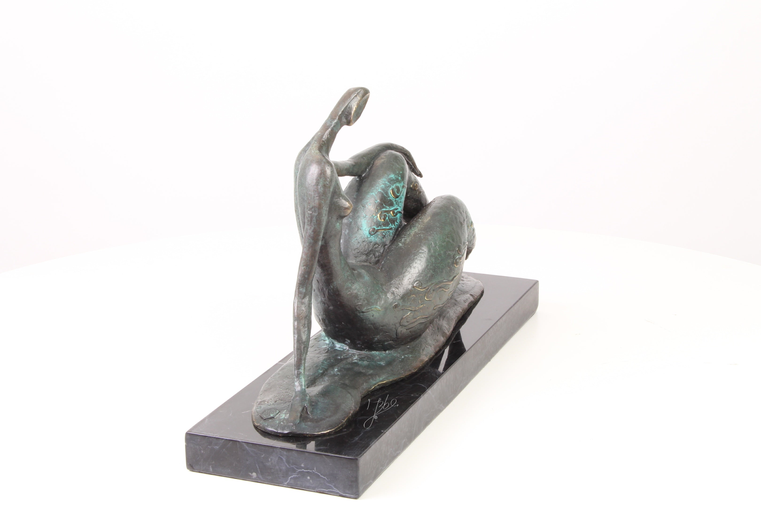 Naakte Vrouw - Bronzen sculptuur - 25 cm