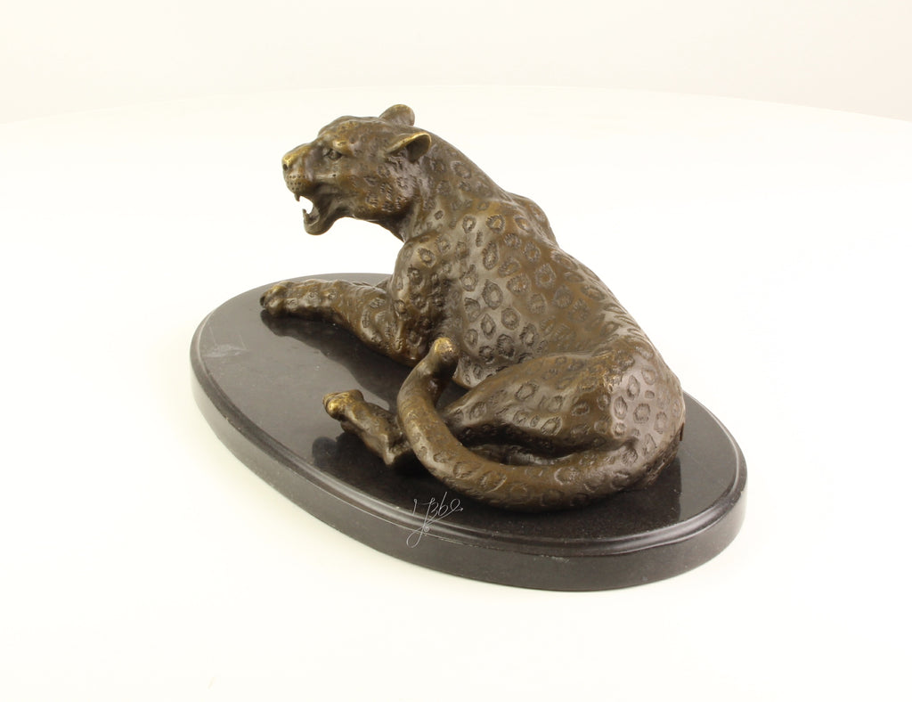 Leopard – Bronzeskulptur – 11 cm