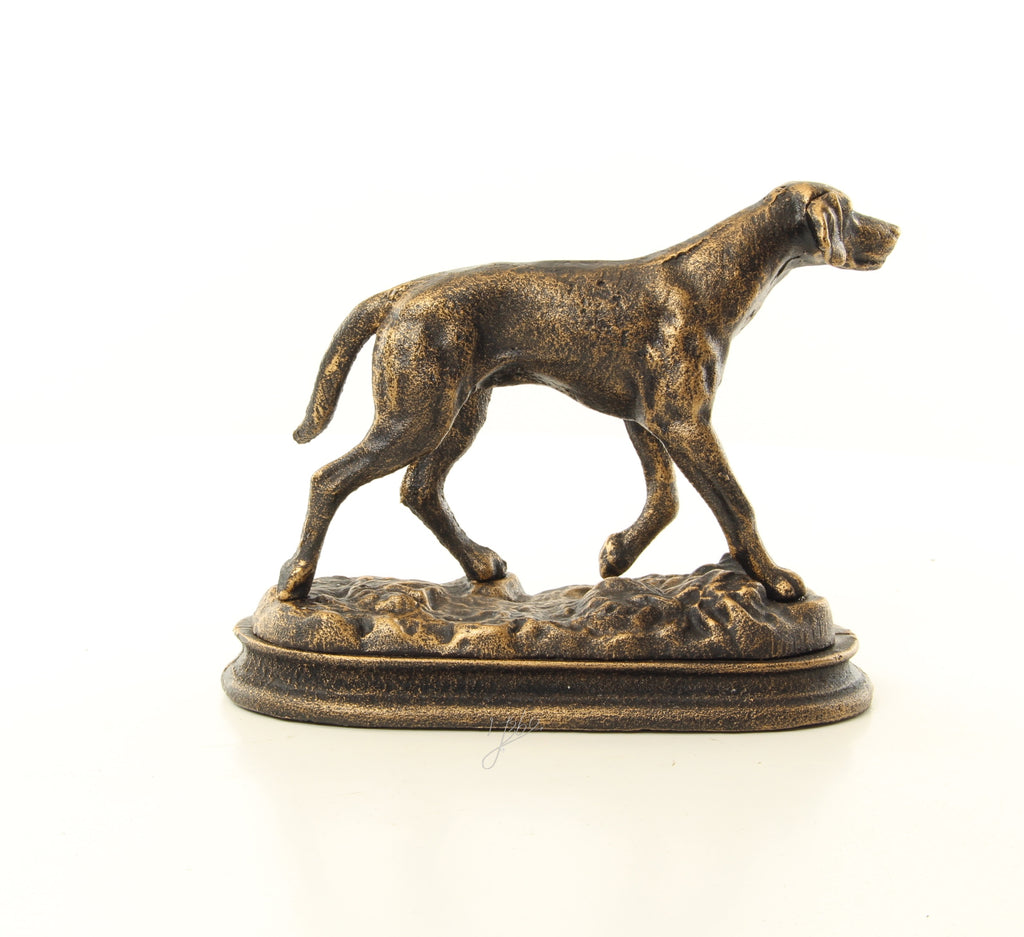 Jachthond – Gietijzer beeld – 16,7 cm