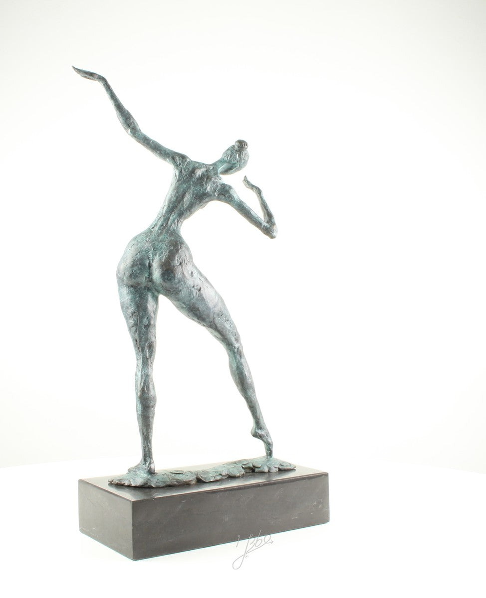 Naked Woman - Bronze sculpture - 52 cm