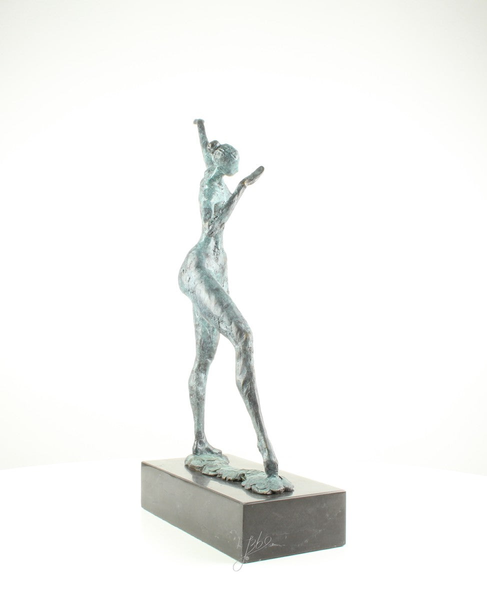 Naked Woman - Bronze sculpture - 52 cm