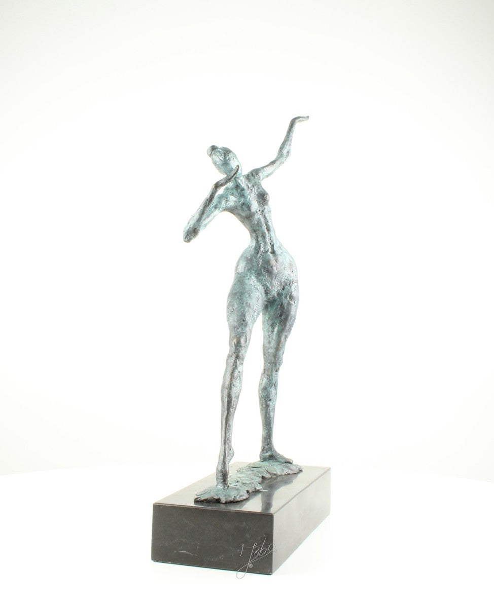 Naked Woman - Bronze sculpture - 52 cm